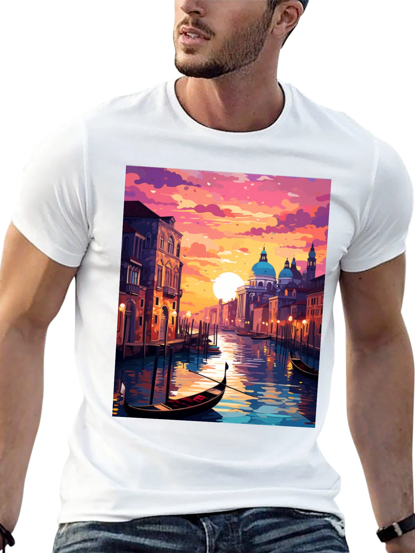 Venice Canal Art T-Shirt