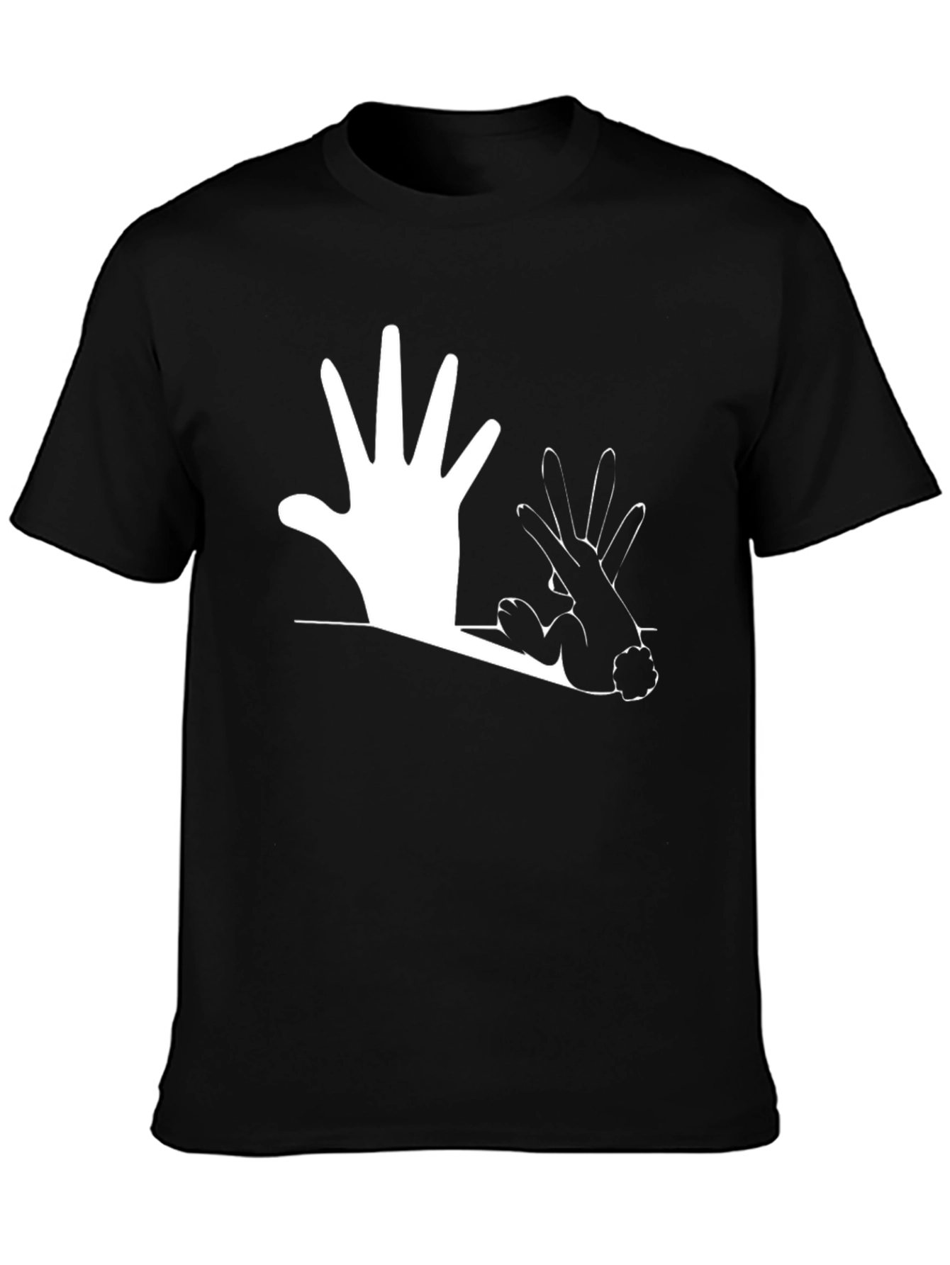 Hand Shadow Rabbit T-Shirt