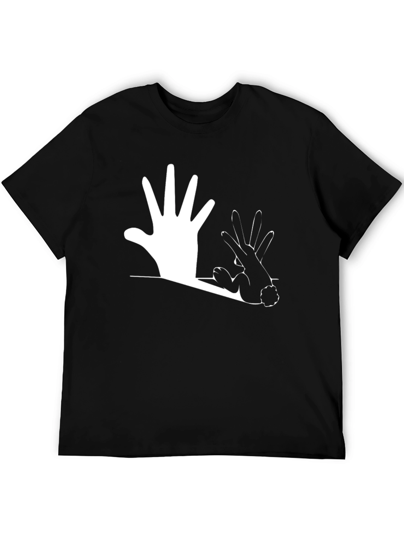 Hand Shadow Rabbit T-Shirt
