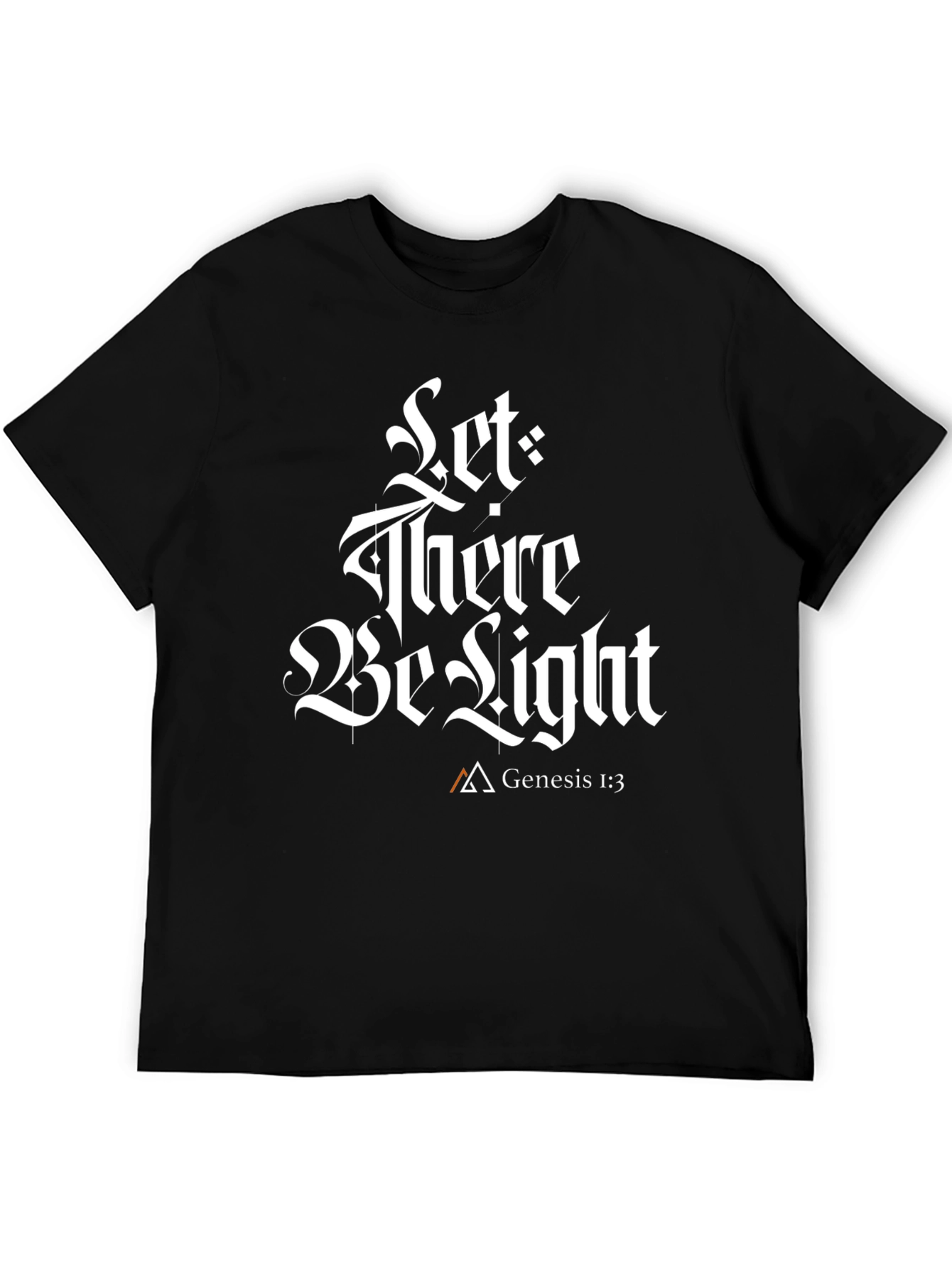 Let There Be Light Graphic Tee - Genesis 1:3