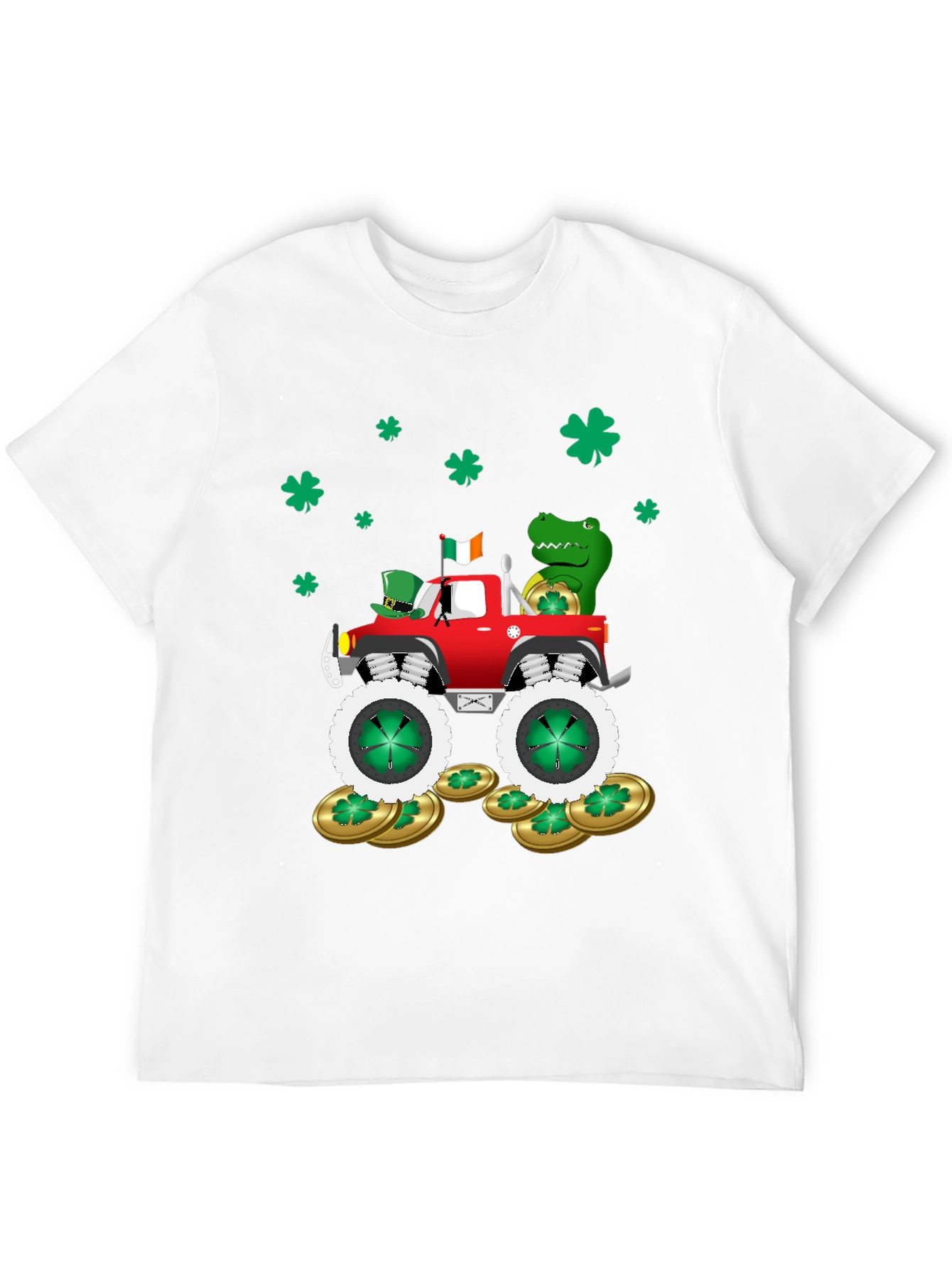 St. Patricks Day Monster Truck T-Shirt