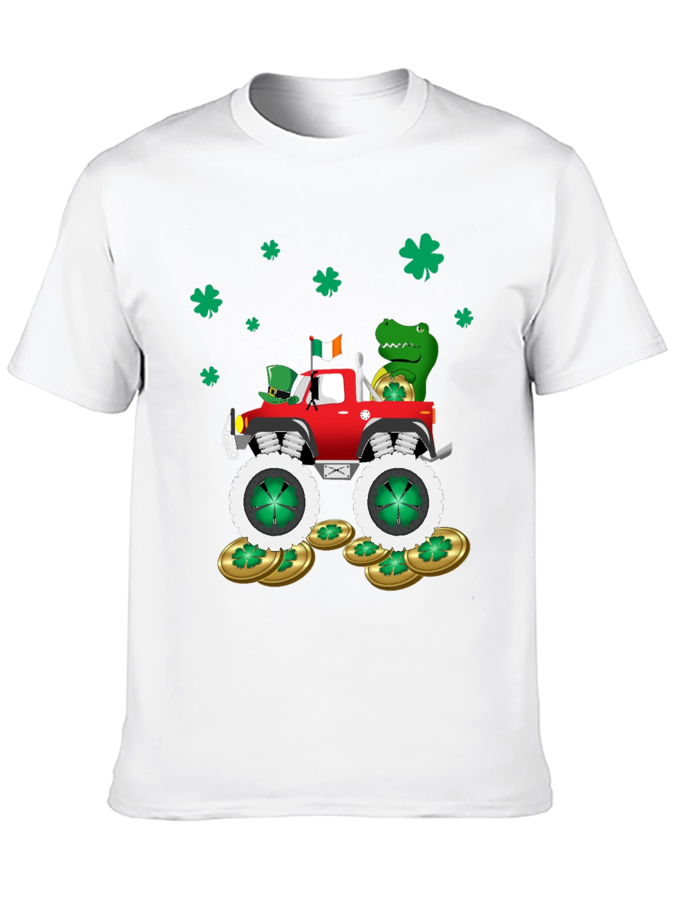 St. Patricks Day Monster Truck T-Shirt