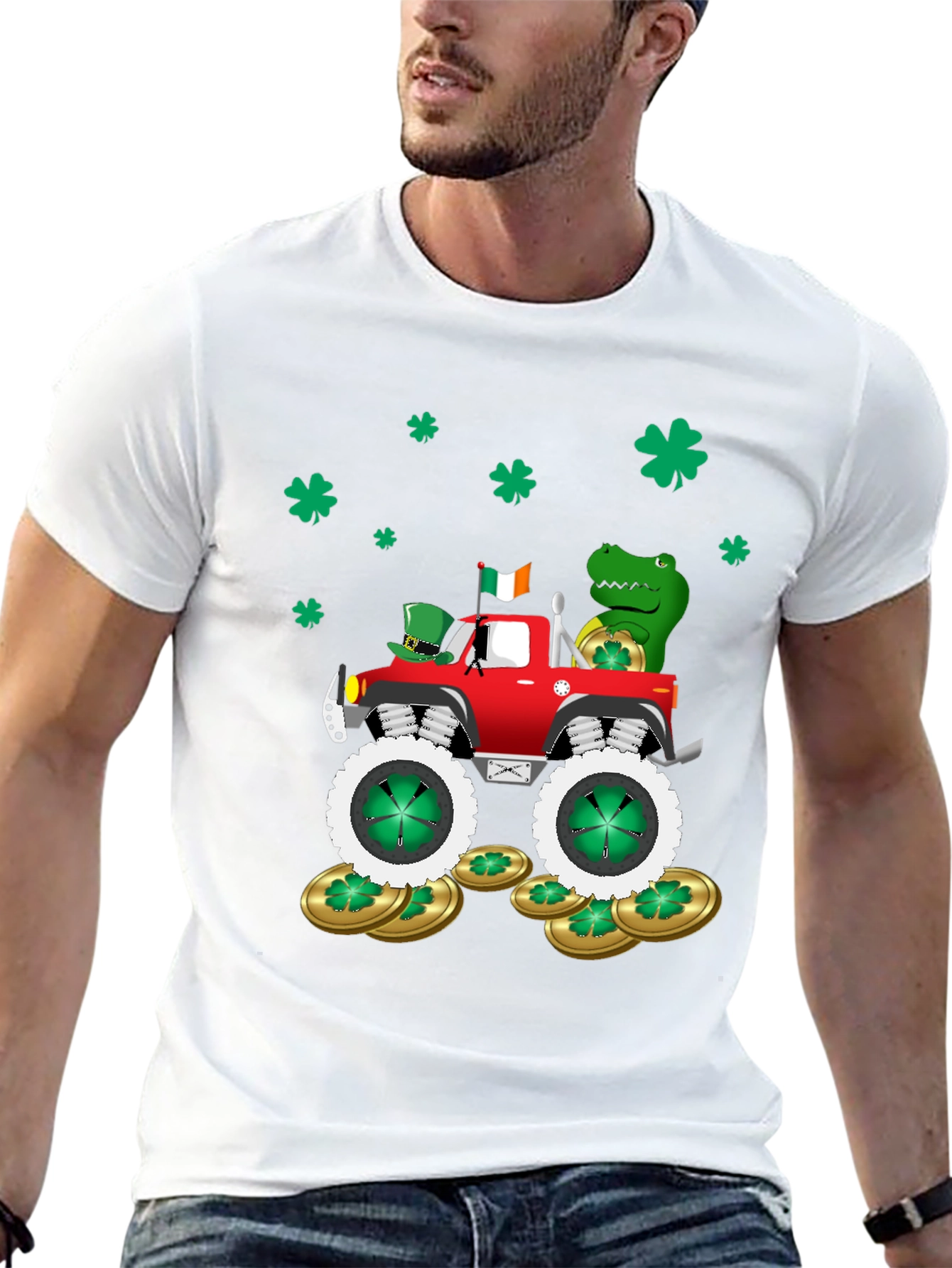 St. Patricks Day Monster Truck T-Shirt