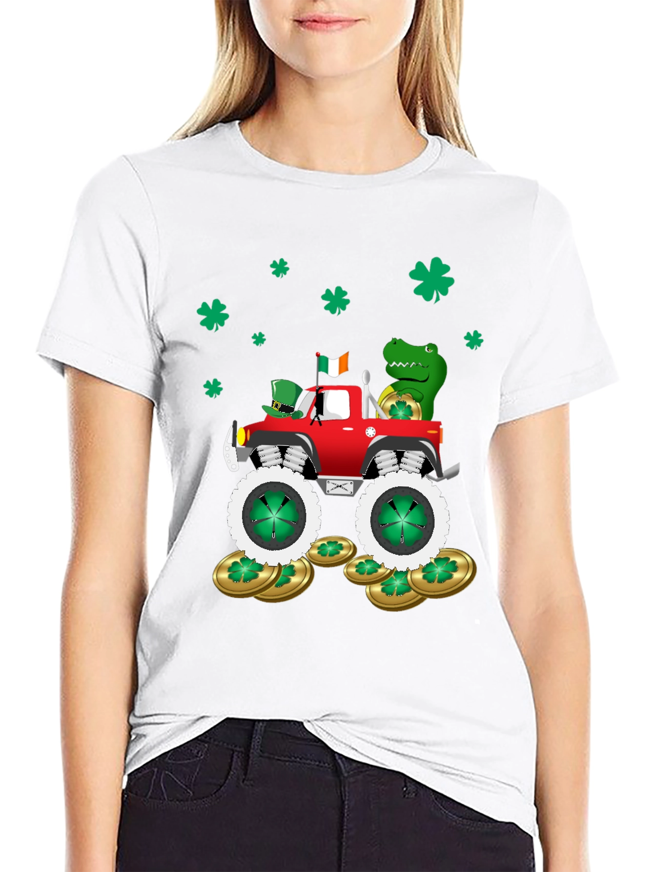 St. Patricks Day Monster Truck T-Shirt