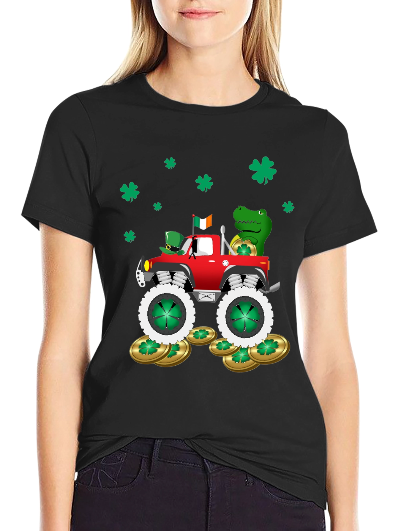St. Patricks Day Monster Truck T-Shirt