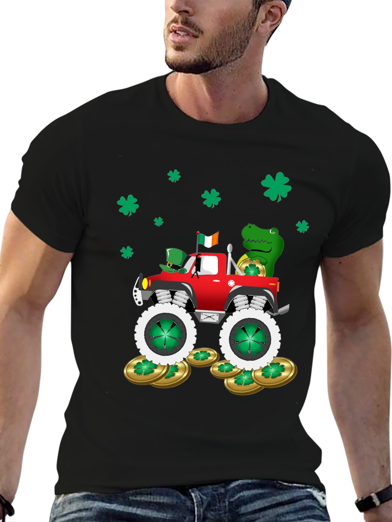 St. Patricks Day Monster Truck T-Shirt