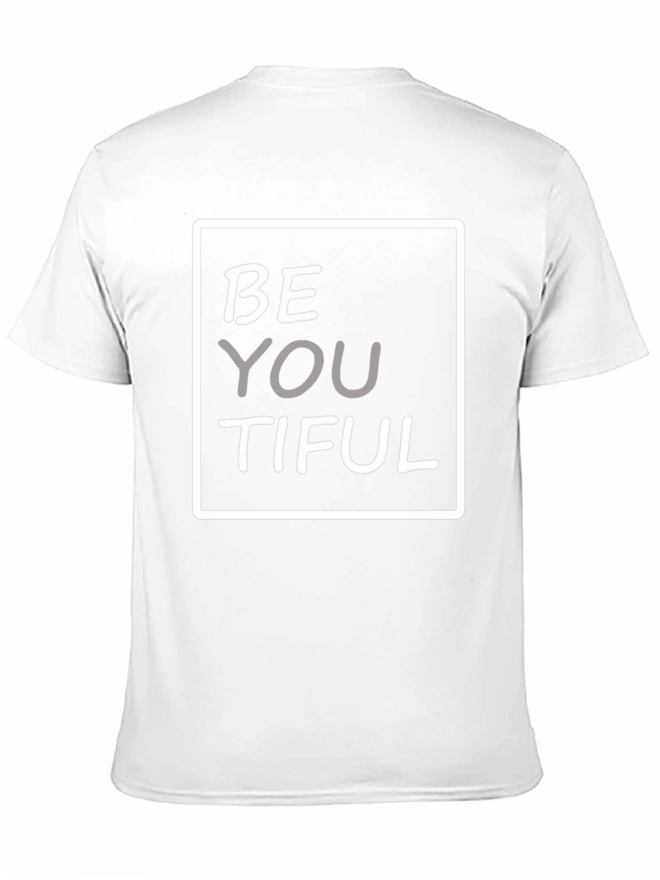 Be You Tiful Graphic Tee - Unisex Black T-Shirt