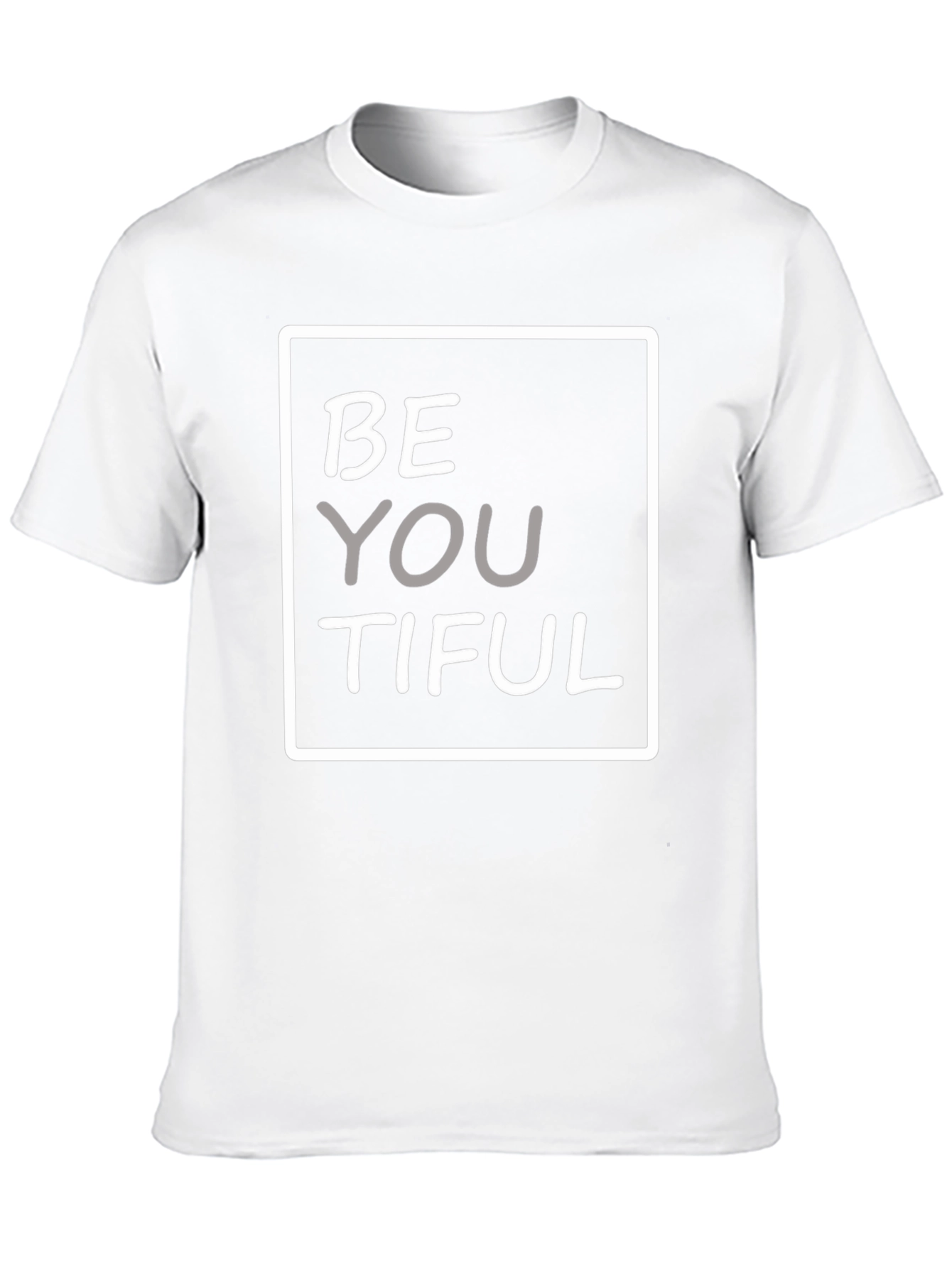 Be You Tiful Graphic Tee - Unisex Black T-Shirt