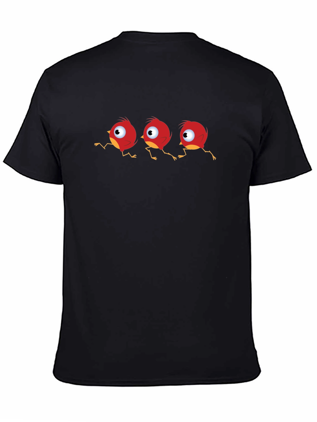 Whimsical Red Bird T-Shirt