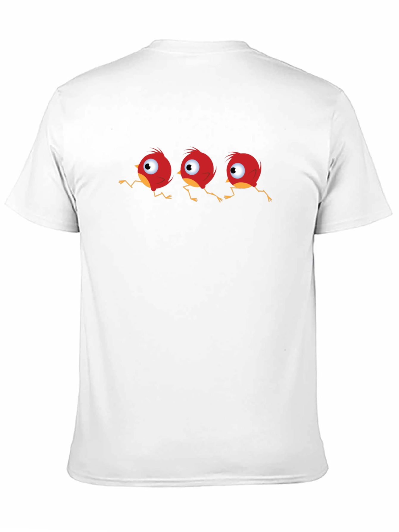 Whimsical Red Bird T-Shirt