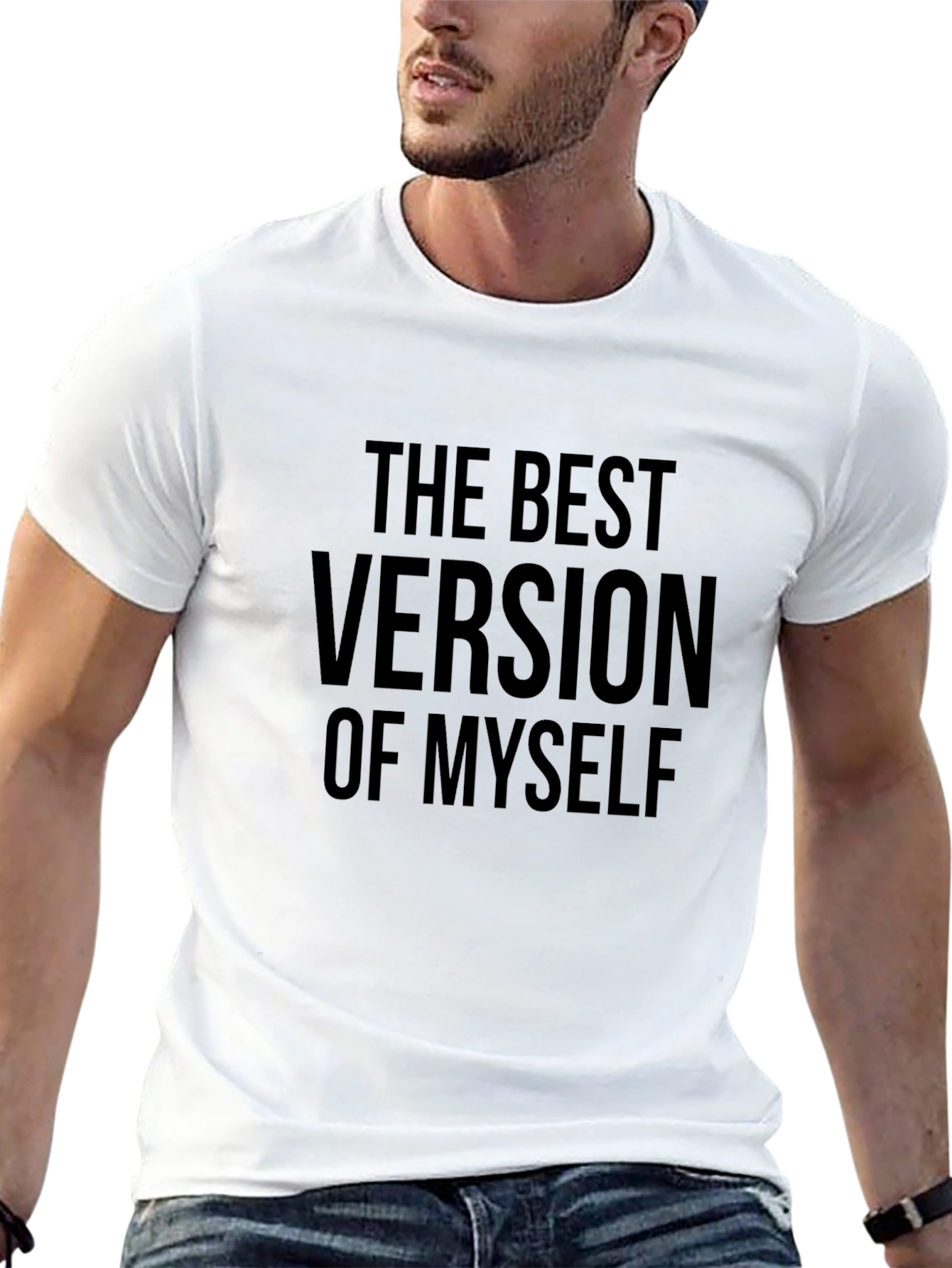 The Best Version of Myself Graphic Tee - Black