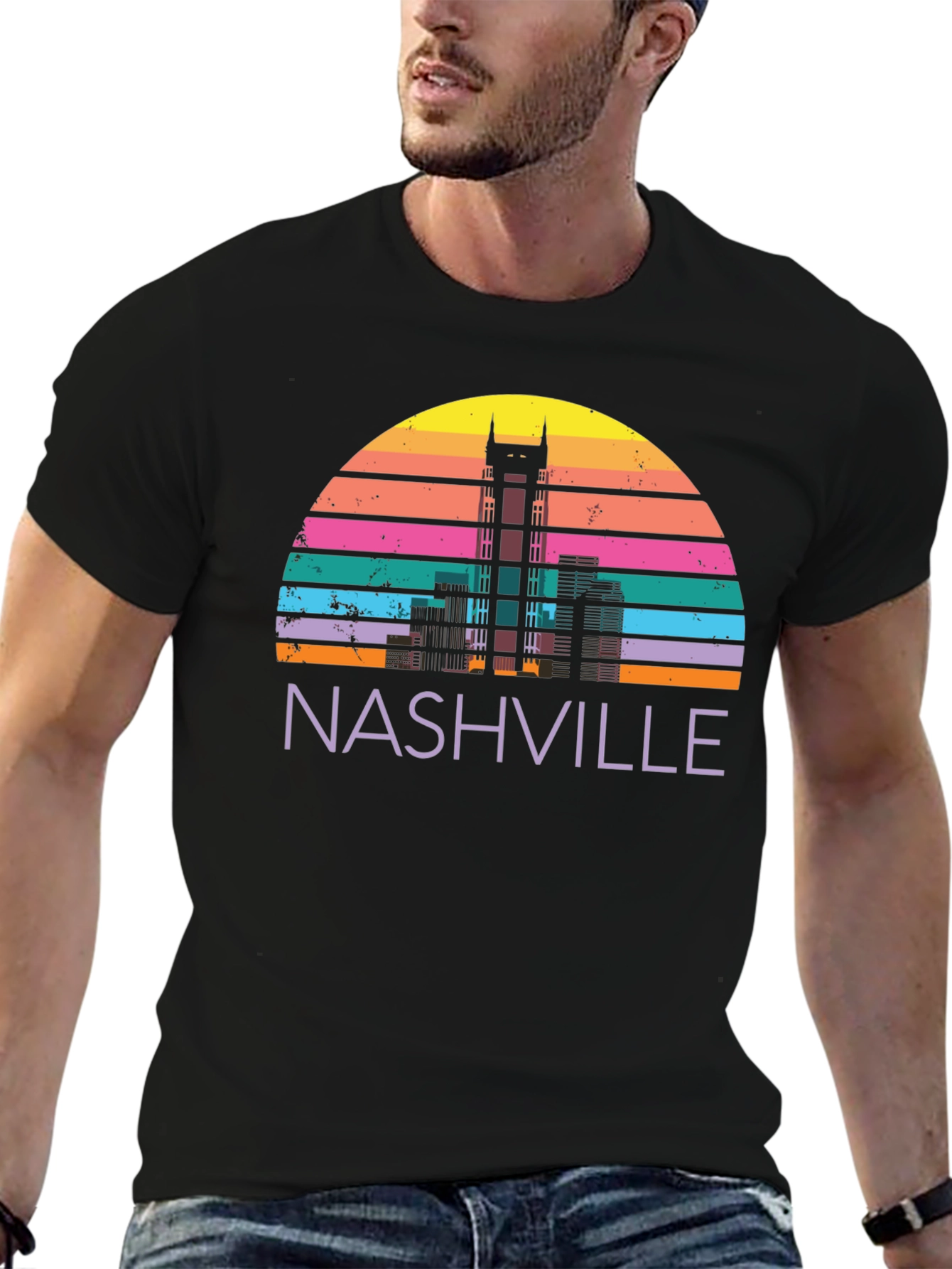 Nashville Retro Skyline T-Shirt