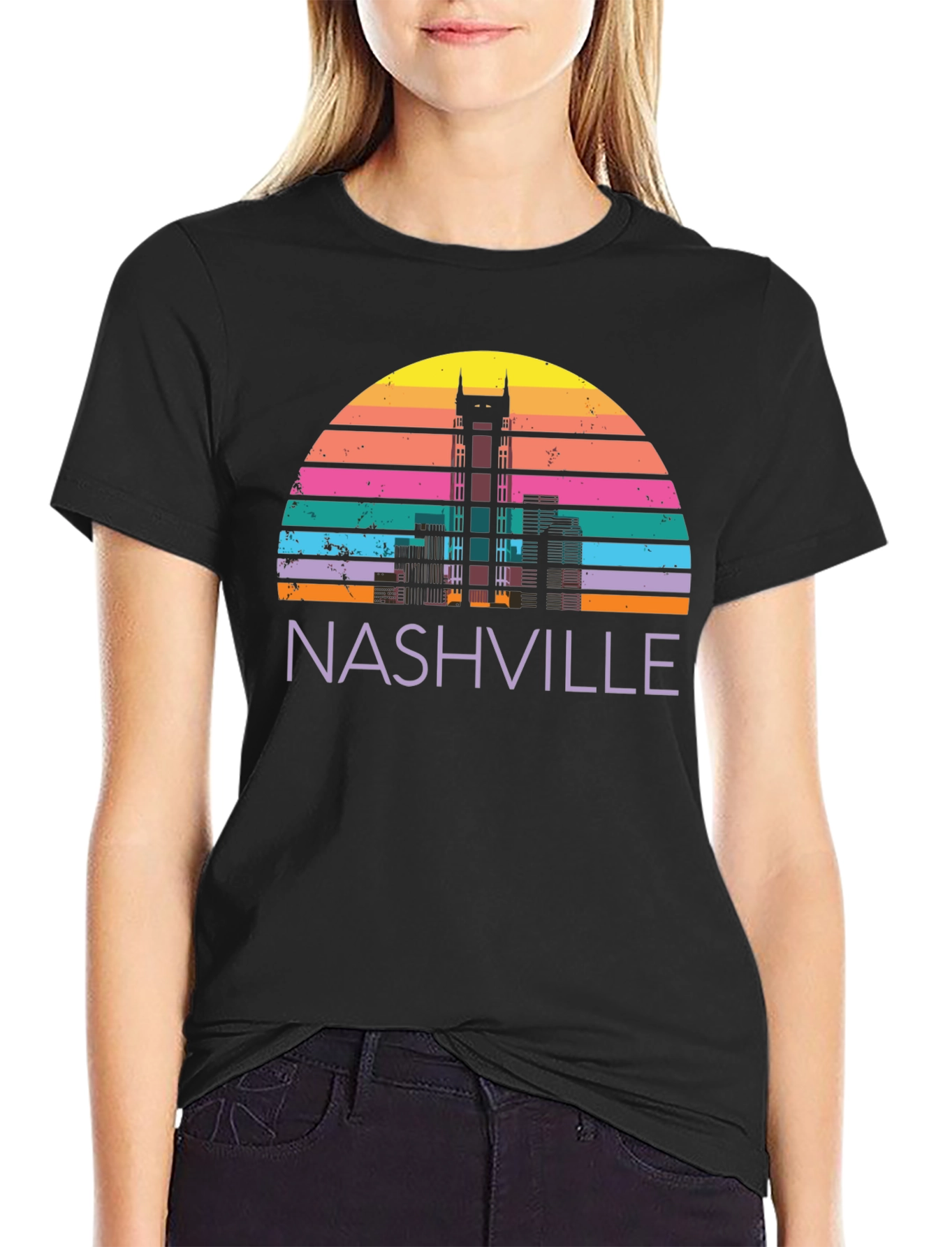 Nashville Retro Skyline T-Shirt