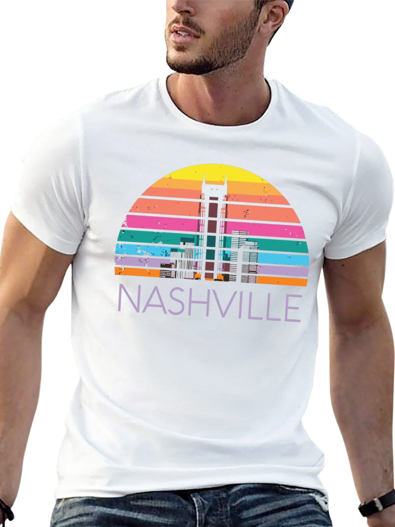 Nashville Retro Skyline T-Shirt