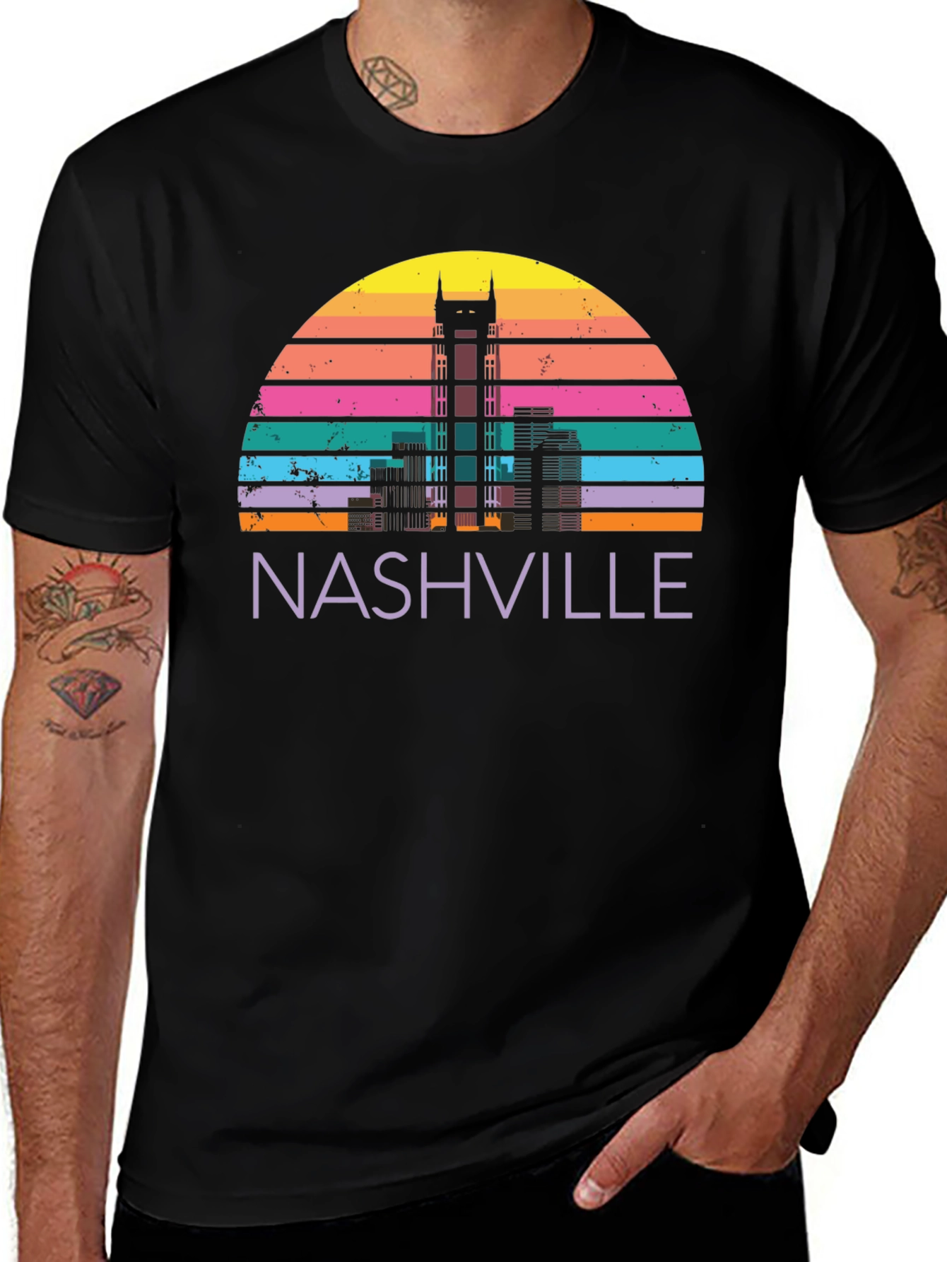 Nashville Retro Skyline T-Shirt
