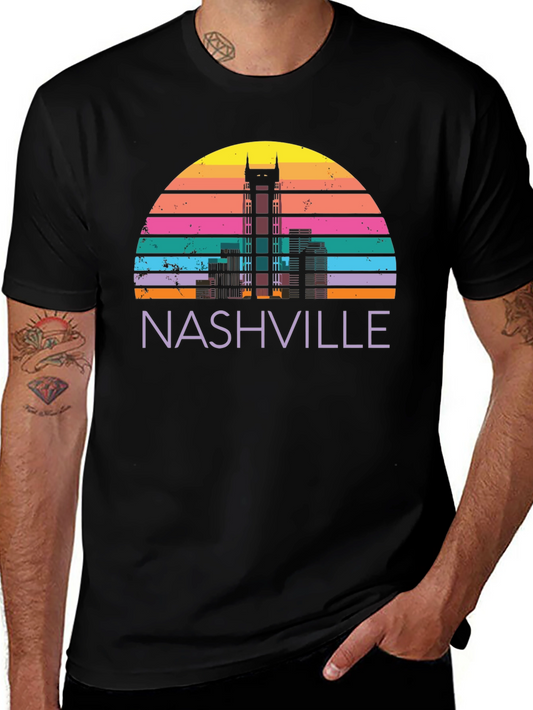 Nashville Retro Skyline T-Shirt