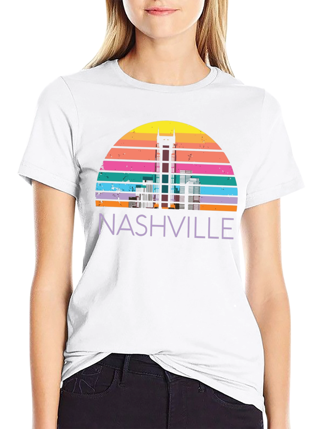 Nashville Retro Skyline T-Shirt