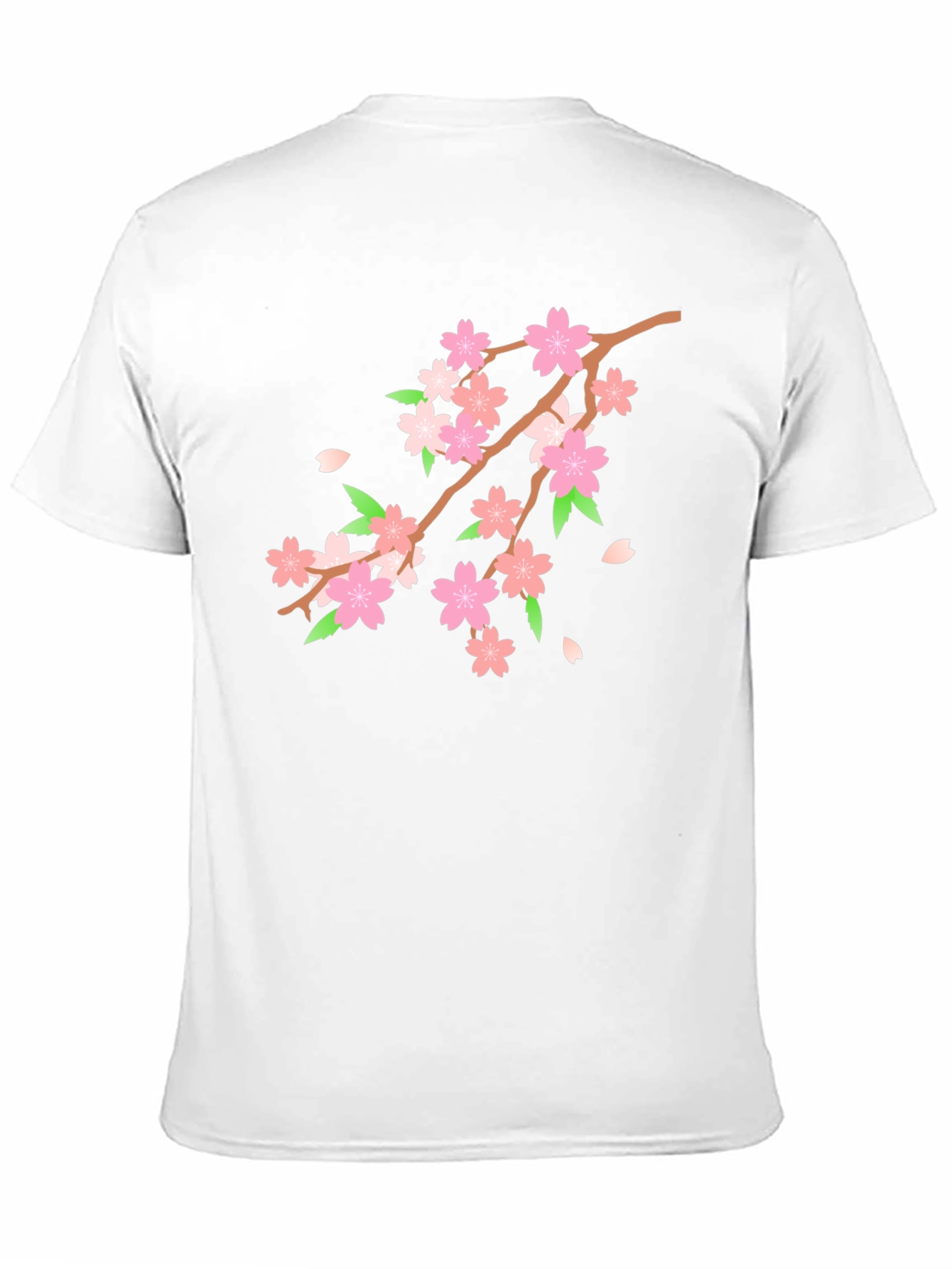 Cherry Blossom T-Shirt - Black Floral Tee