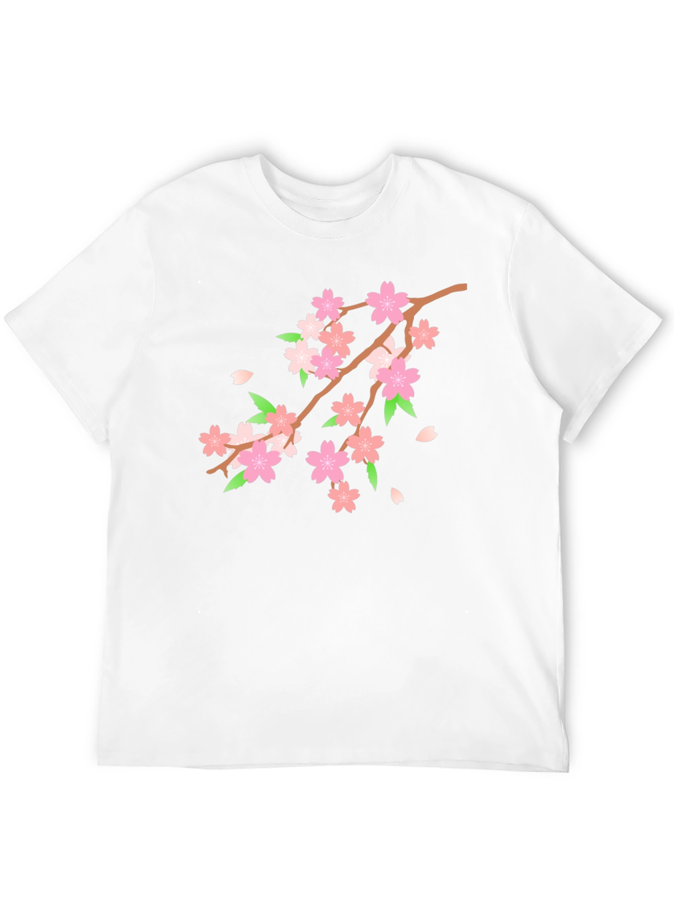 Cherry Blossom T-Shirt - Black Floral Tee