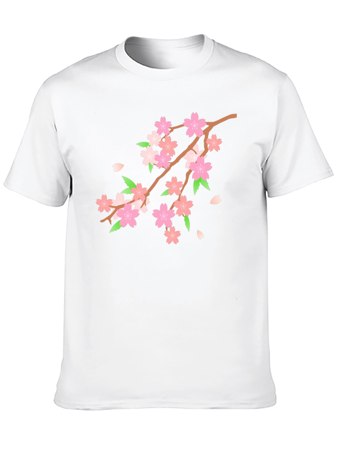 Cherry Blossom T-Shirt - Black Floral Tee