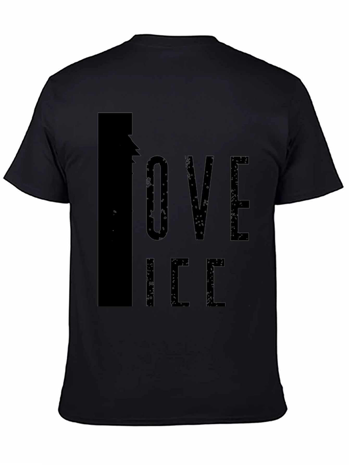 Love Ice Black T-Shirt