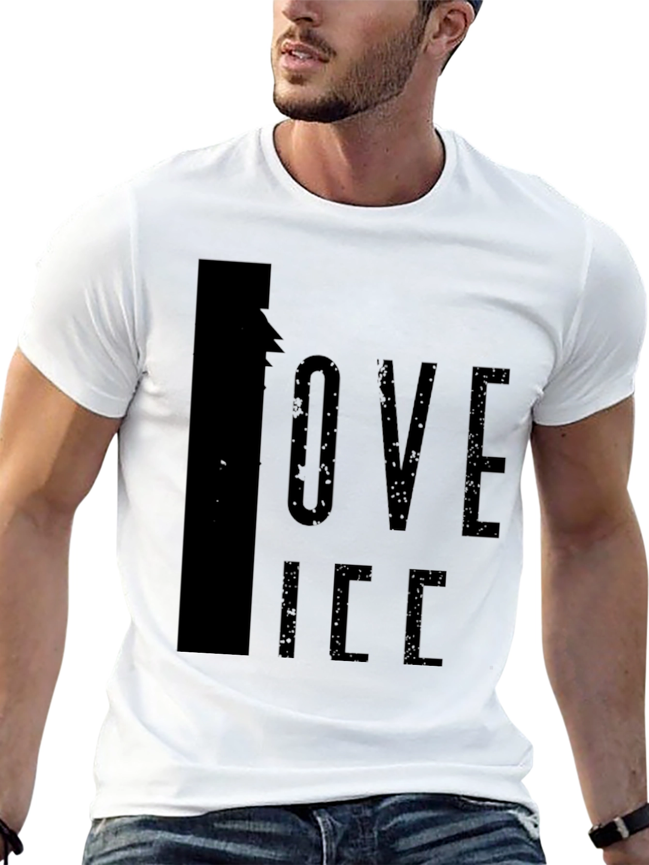 Love Ice Black T-Shirt