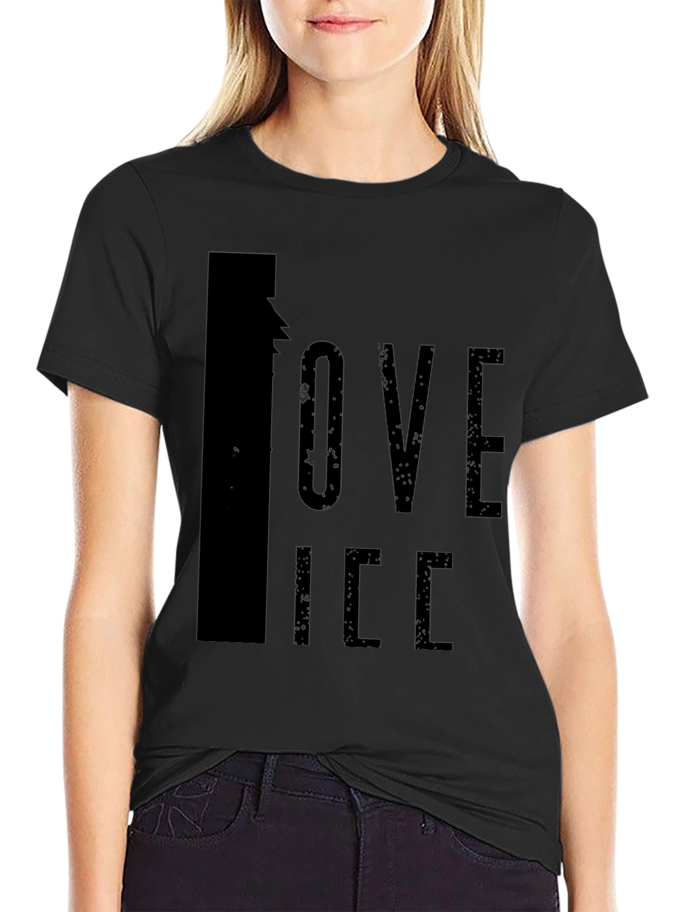 Love Ice Black T-Shirt