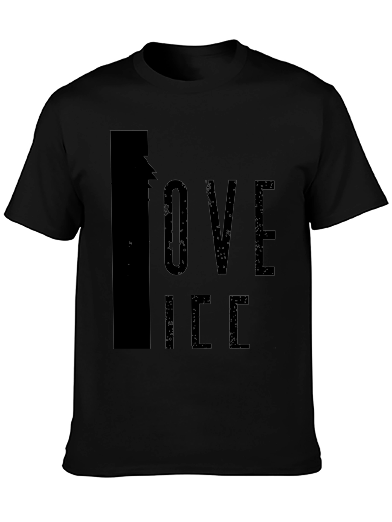 Love Ice Black T-Shirt