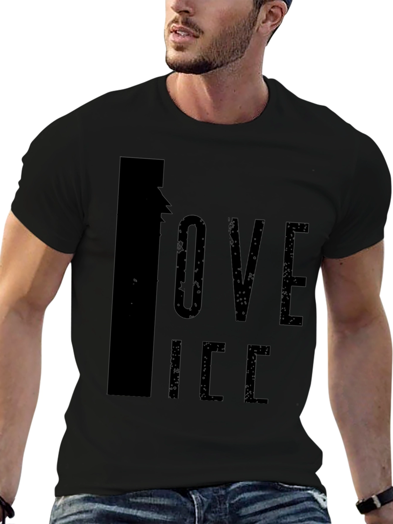 Love Ice Black T-Shirt