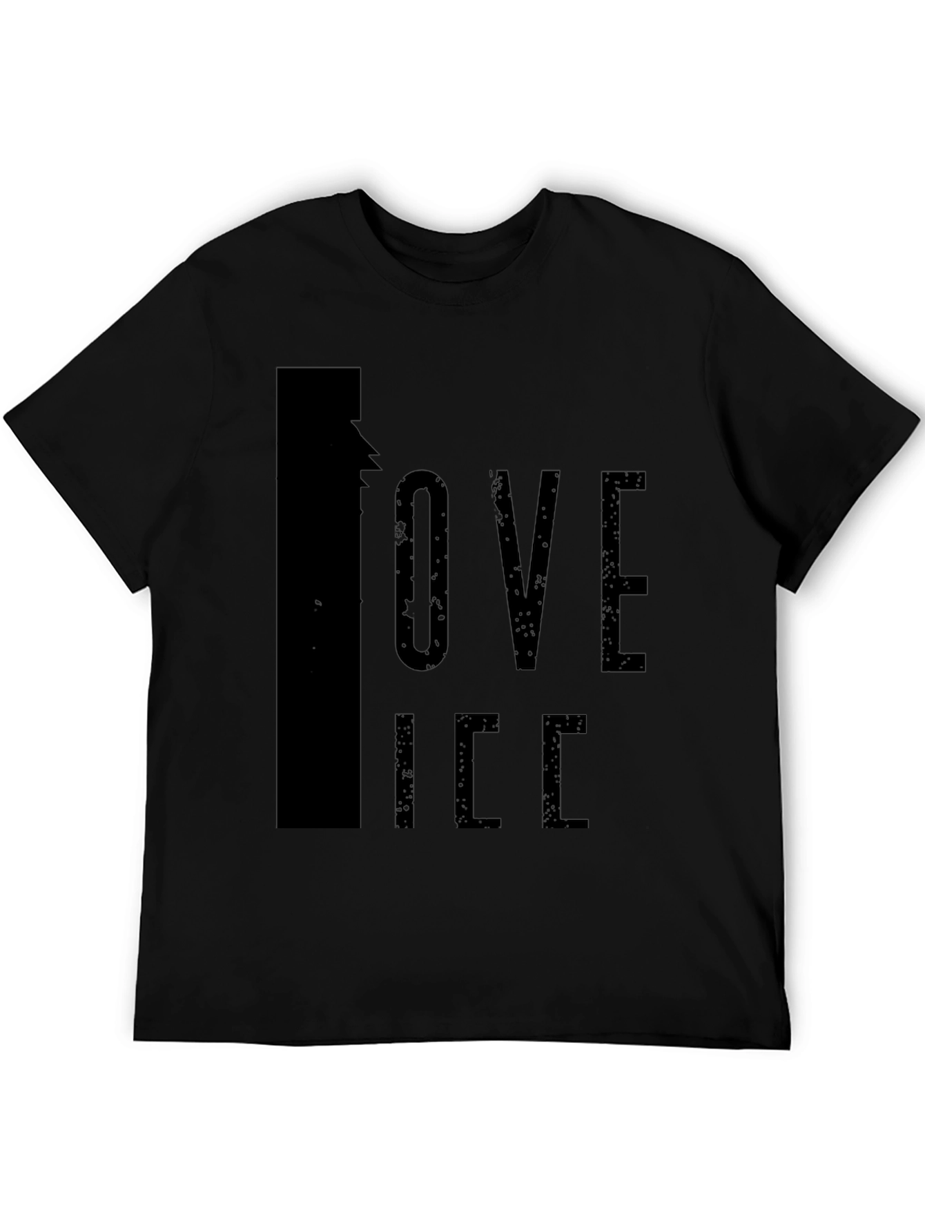 Love Ice Black T-Shirt