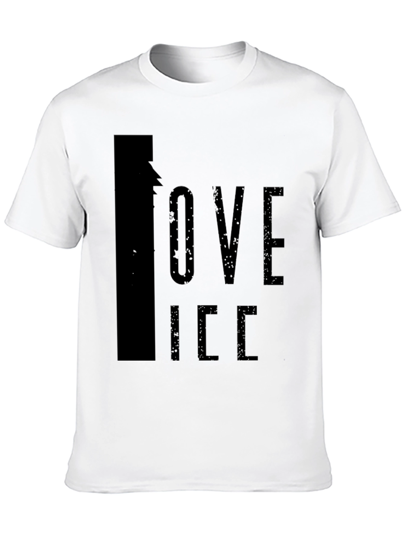Love Ice Black T-Shirt