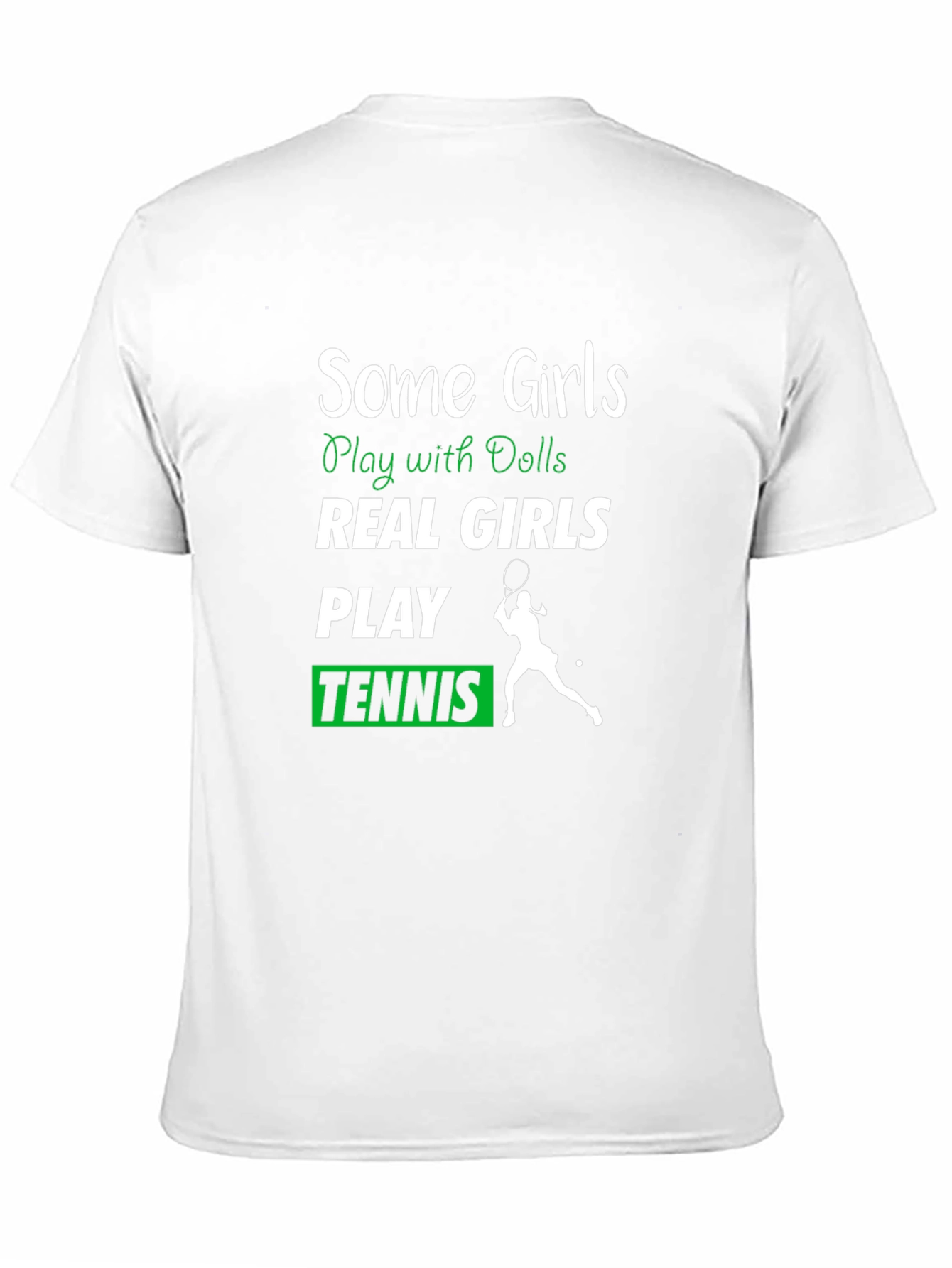 Some Girls Play Tennis Graphic Tee