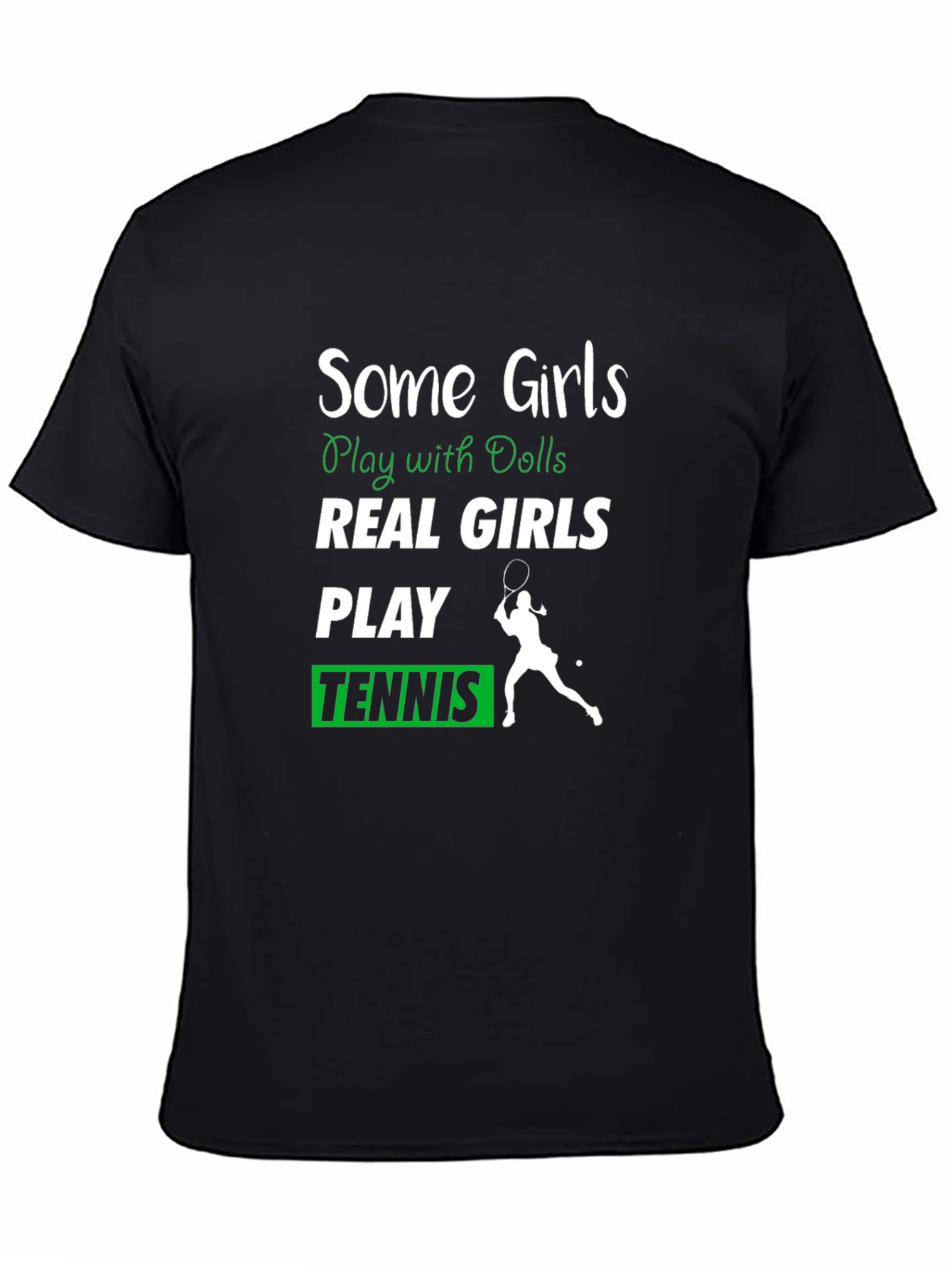 Some Girls Play Tennis Graphic Tee