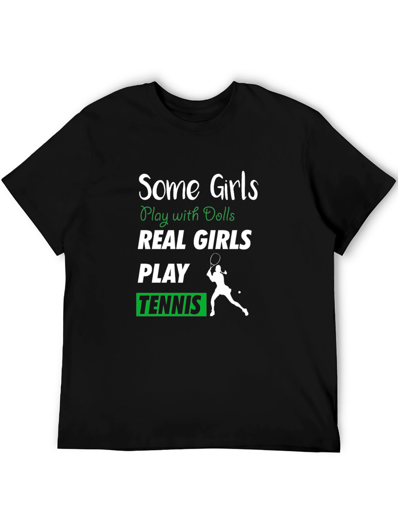 Some Girls Play Tennis Graphic Tee