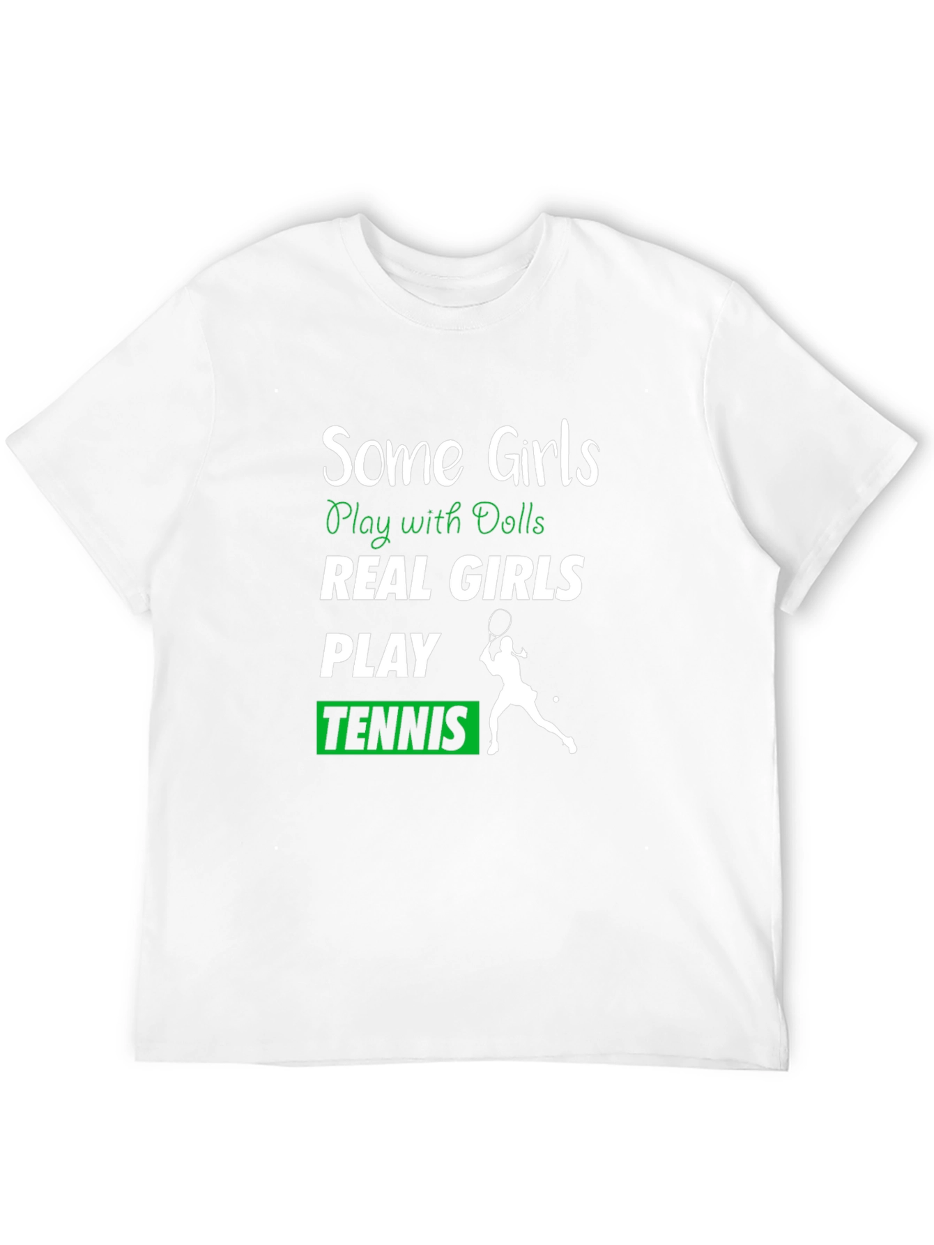 Some Girls Play Tennis Graphic Tee