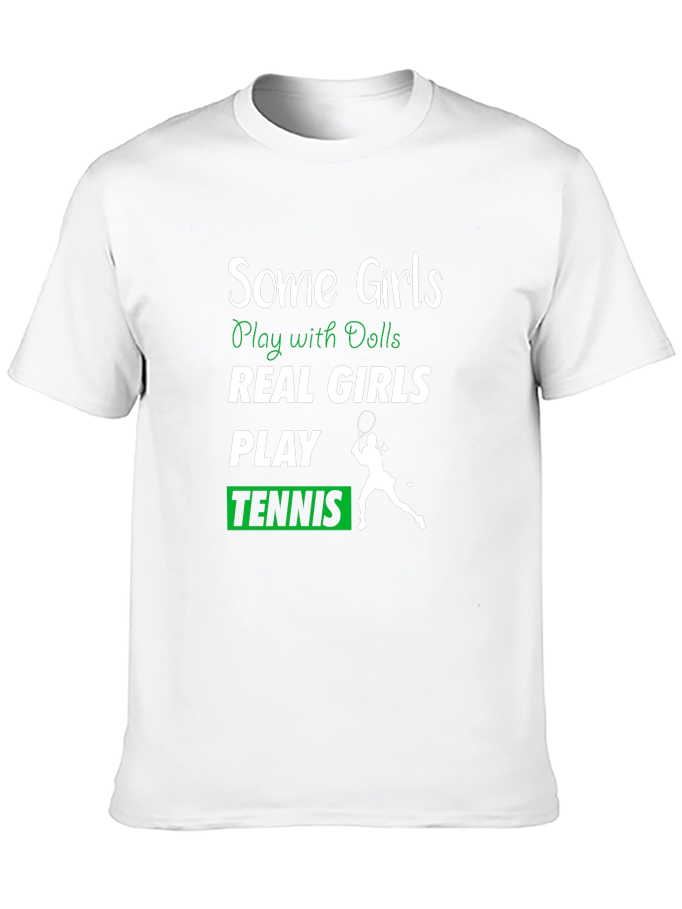 Some Girls Play Tennis Graphic Tee