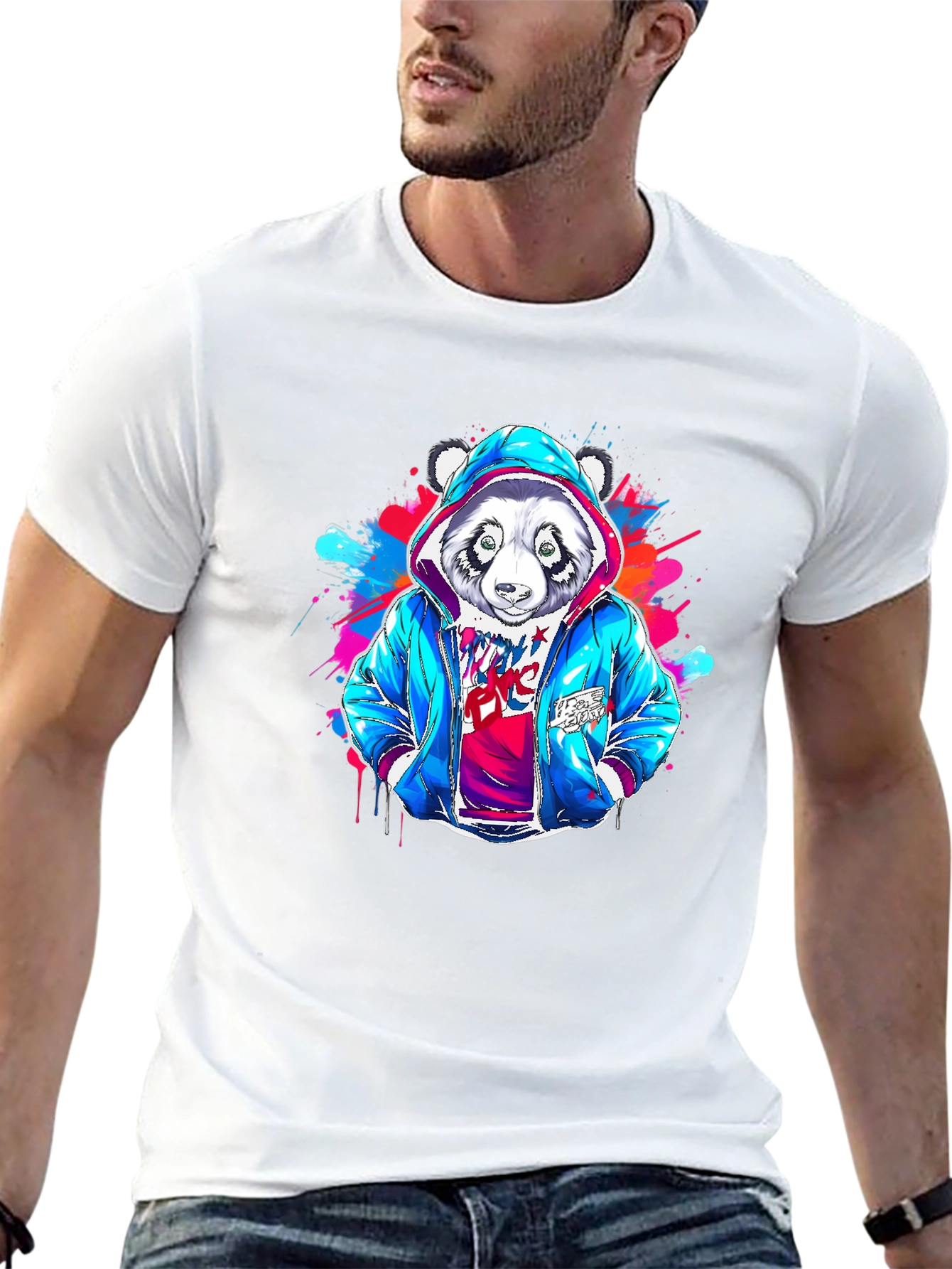 Cool Panda Graphic Tee