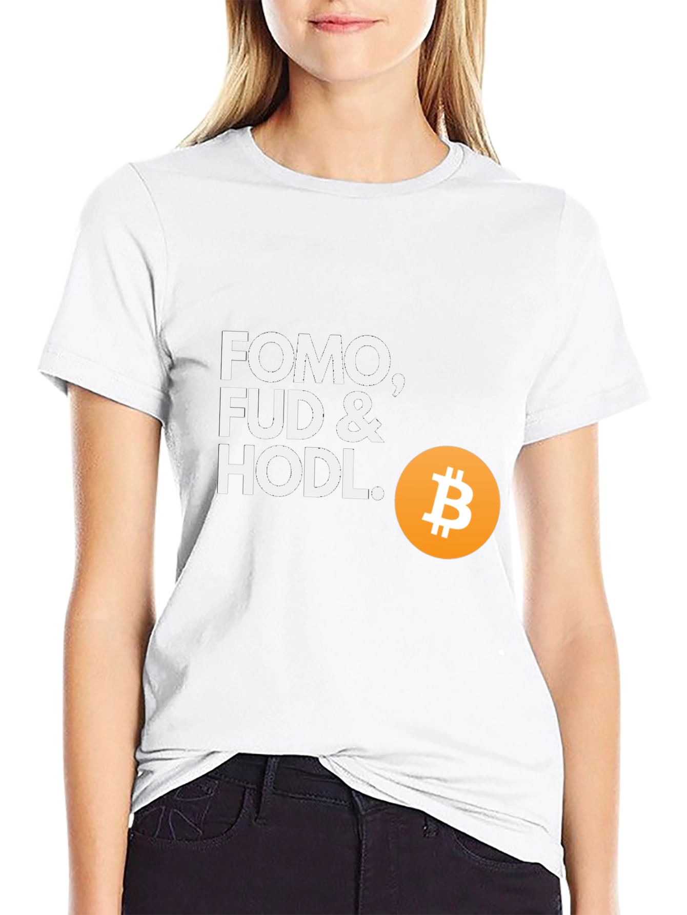 FOMO FUD & HODL Bitcoin T-Shirt