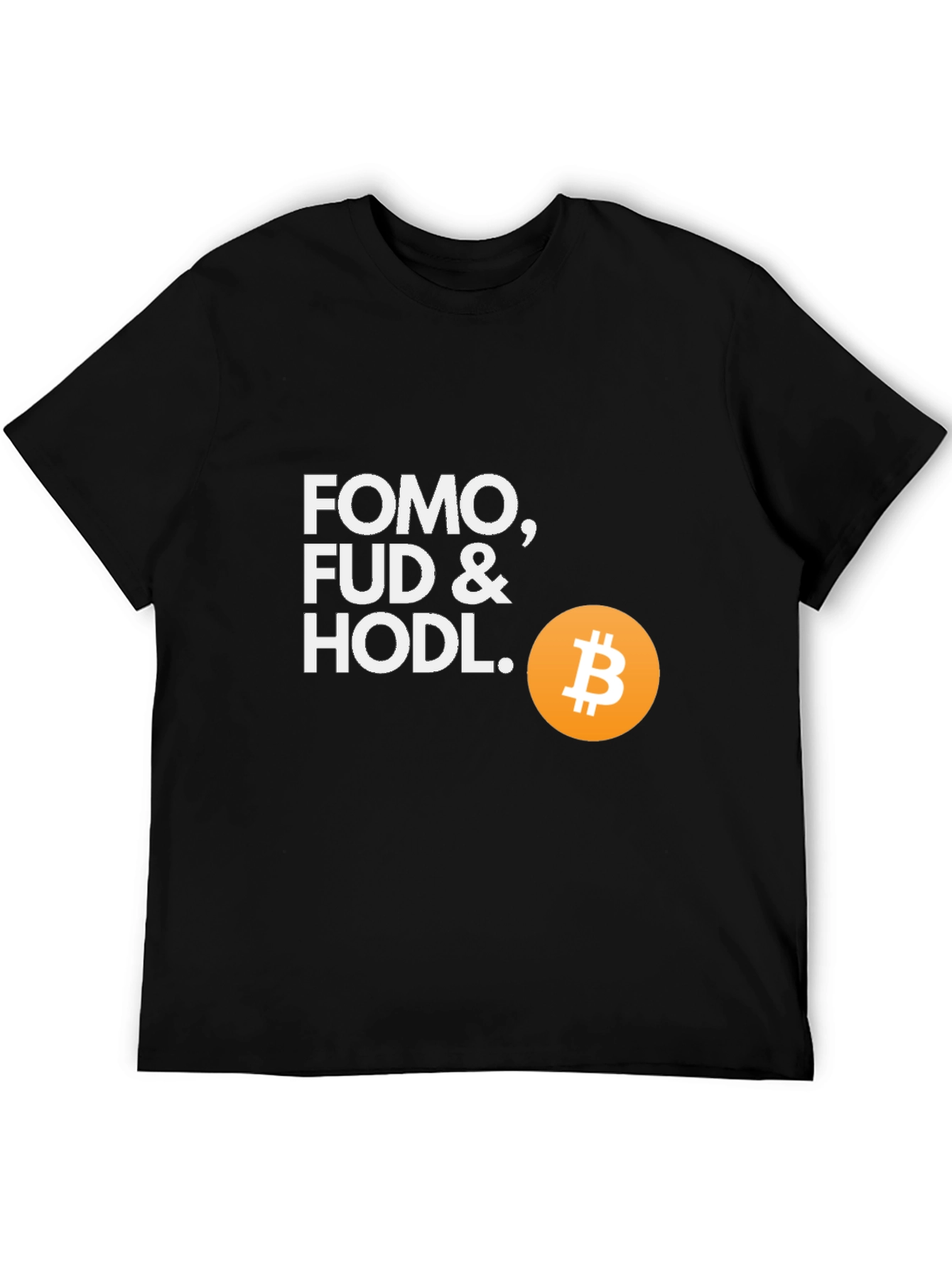 FOMO FUD & HODL Bitcoin T-Shirt