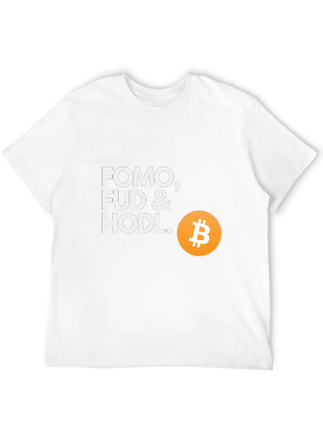FOMO FUD & HODL Bitcoin T-Shirt