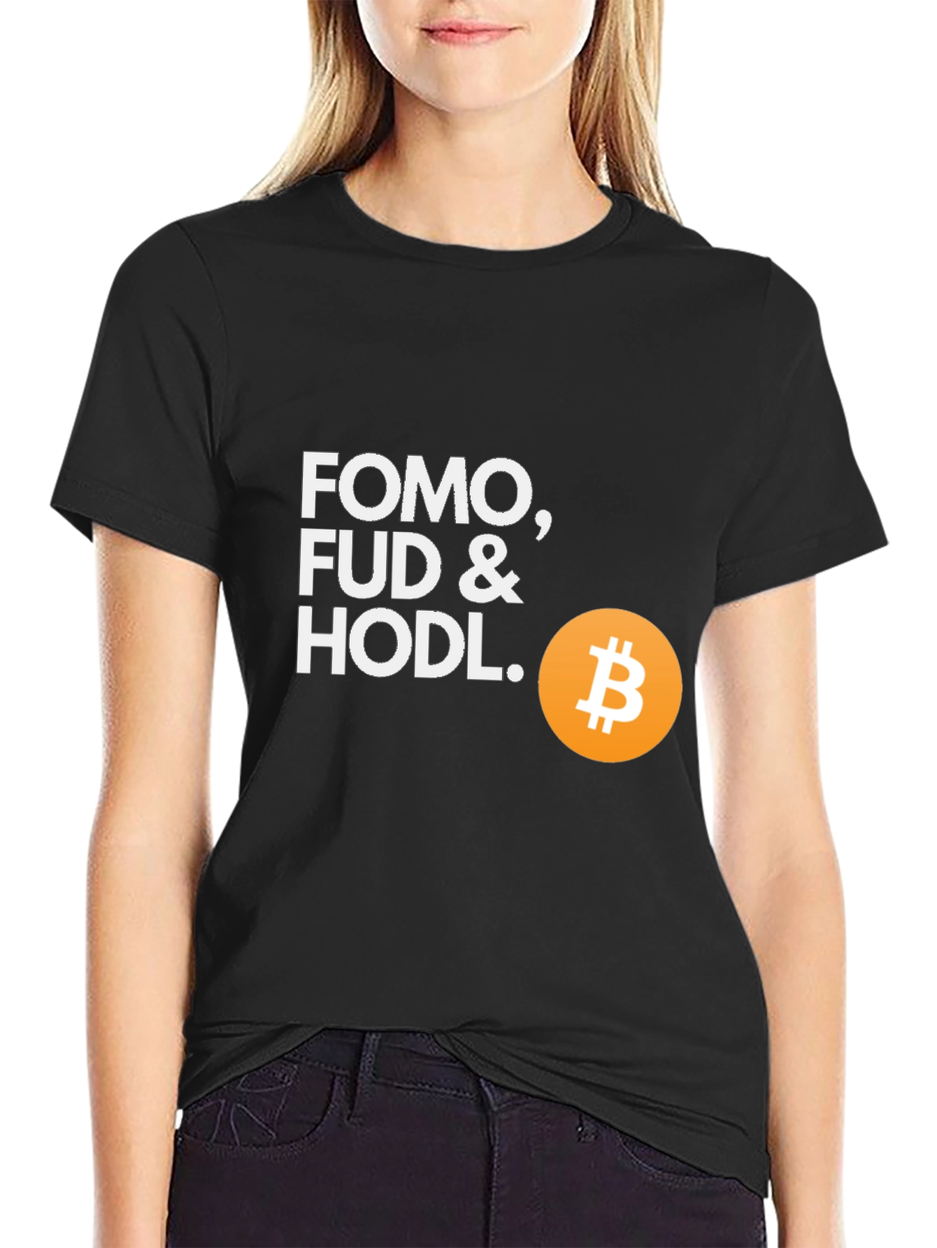 FOMO FUD & HODL Bitcoin T-Shirt