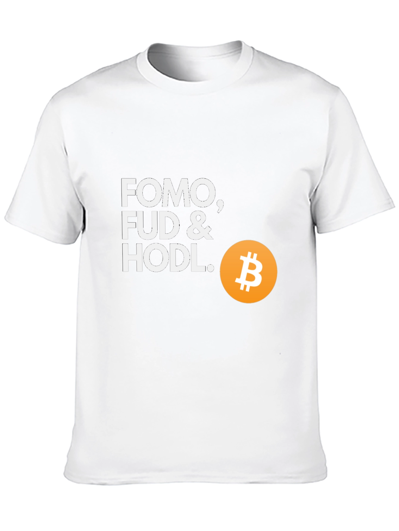 FOMO FUD & HODL Bitcoin T-Shirt