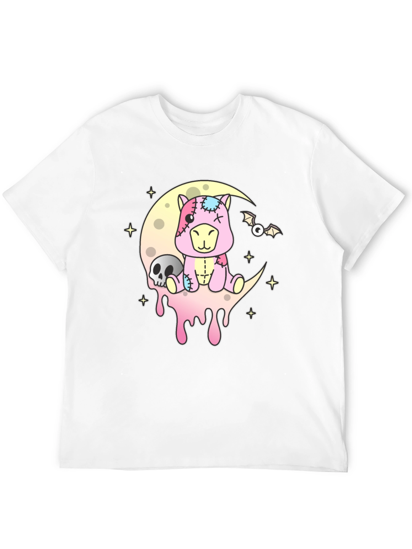 Pastel Goth Zombie Alpaca T-Shirt