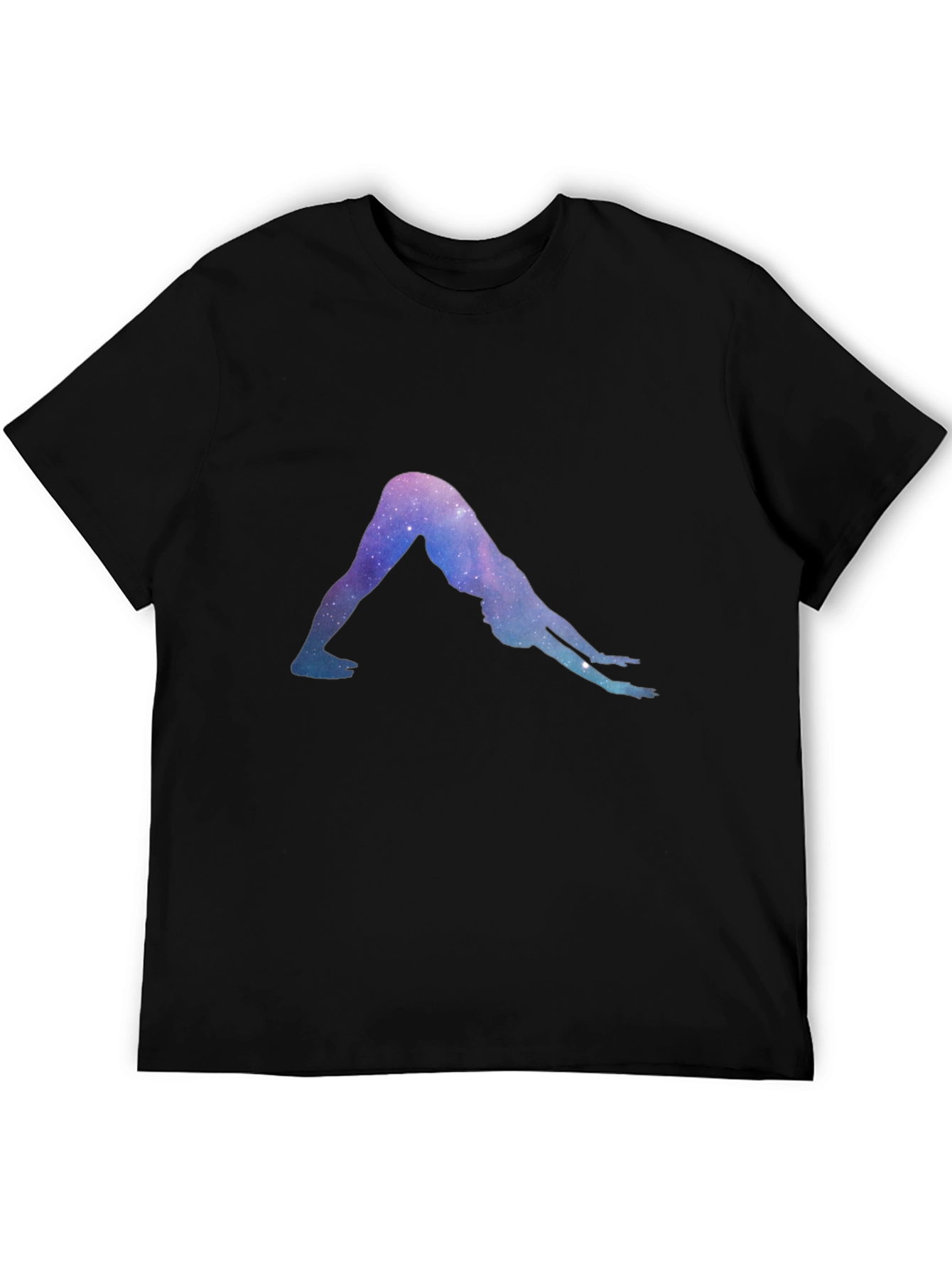 Yoga Galaxy Black T-Shirt