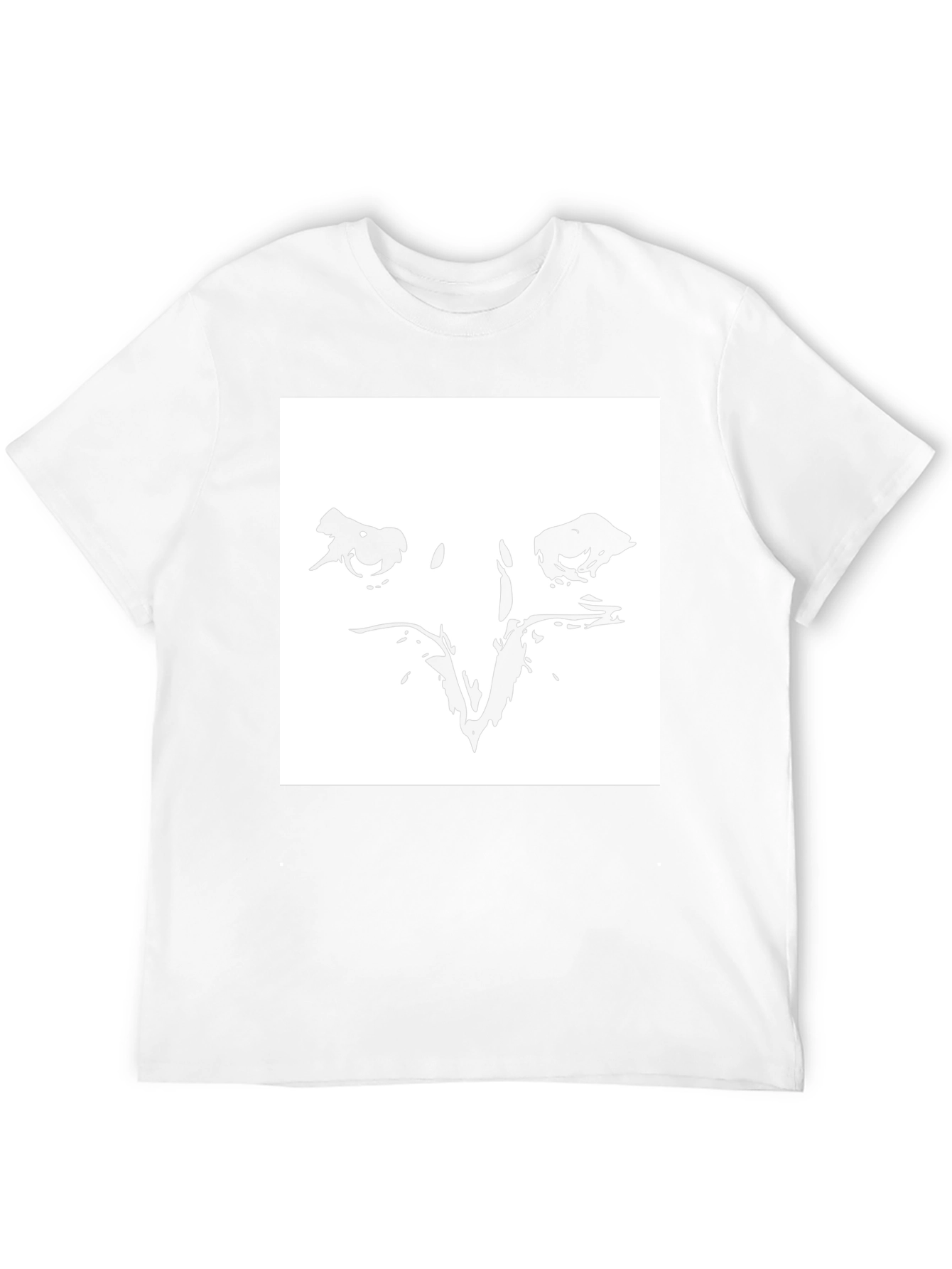 Abstract Eagle Eye Graphic Black T-Shirt