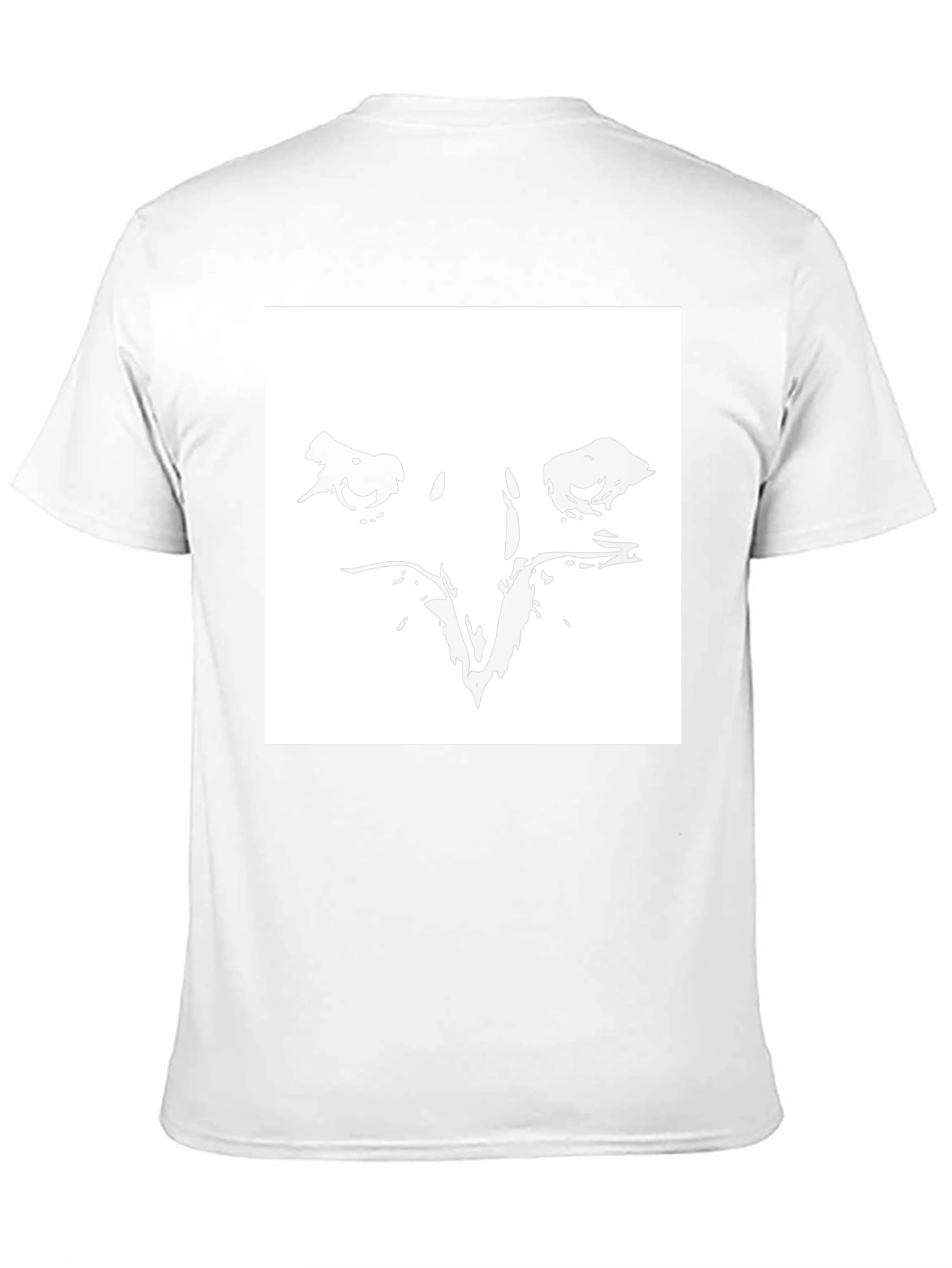 Abstract Eagle Eye Graphic Black T-Shirt