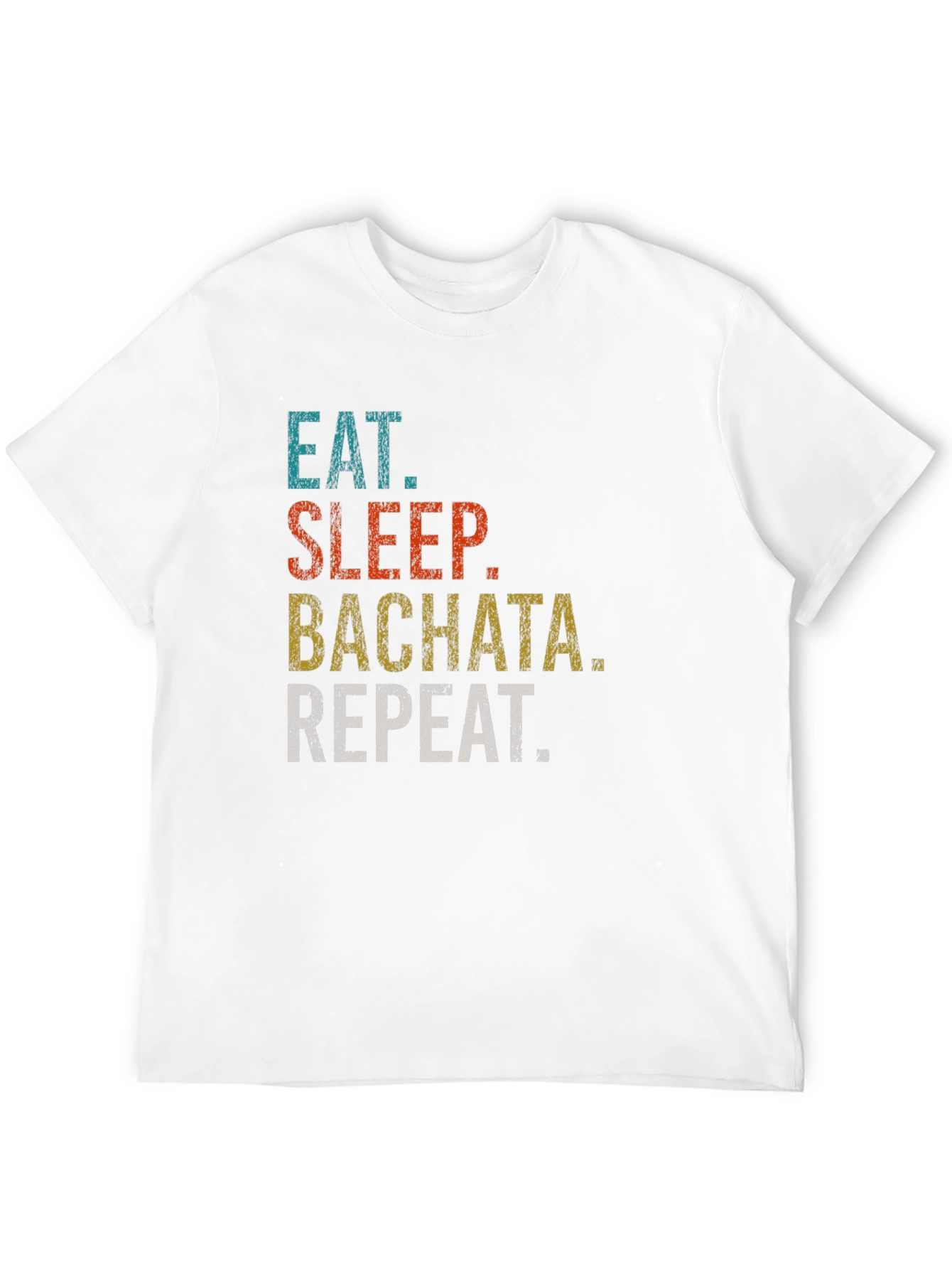 Eat Sleep Bachata Repeat Graphic T-Shirt