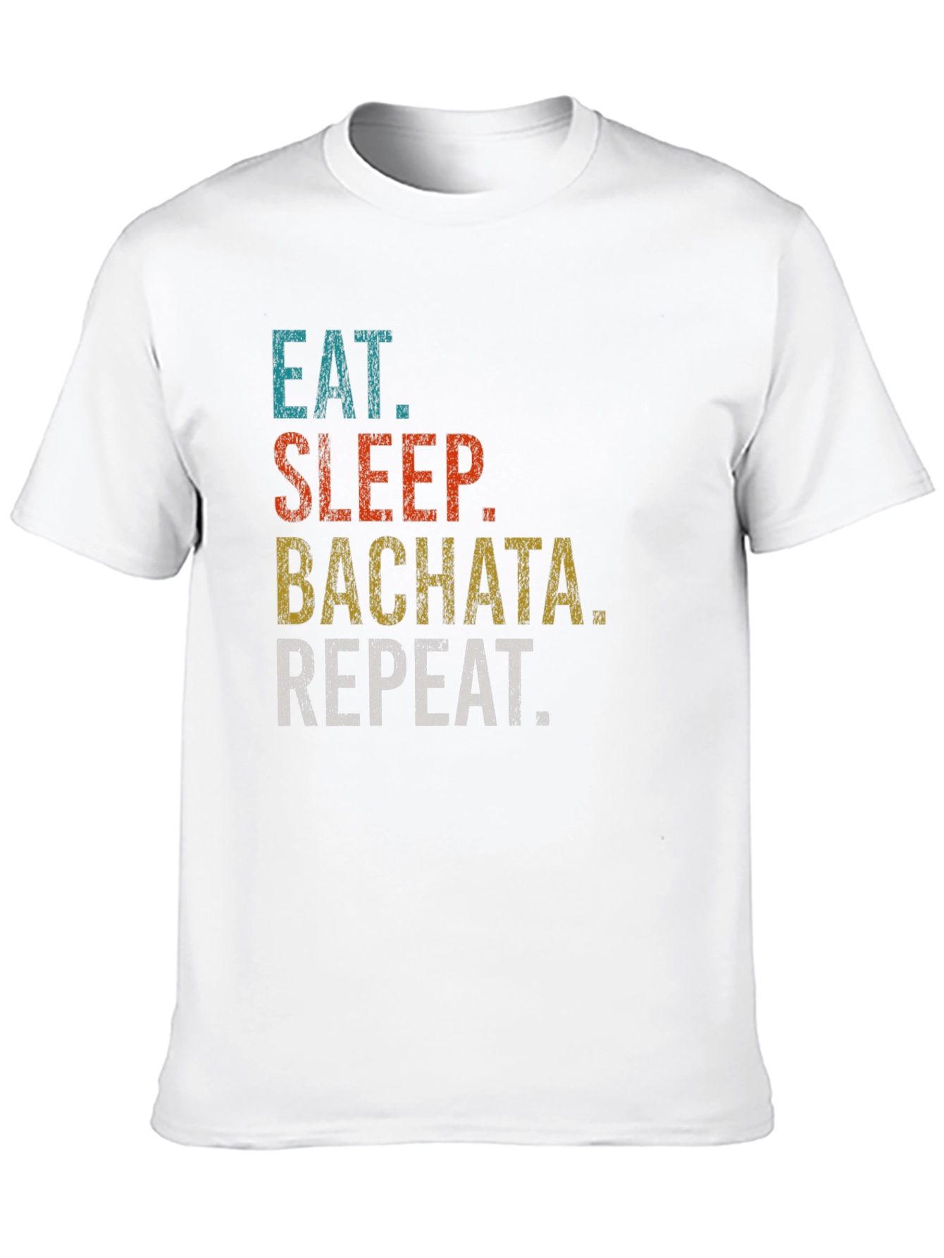 Eat Sleep Bachata Repeat Graphic T-Shirt