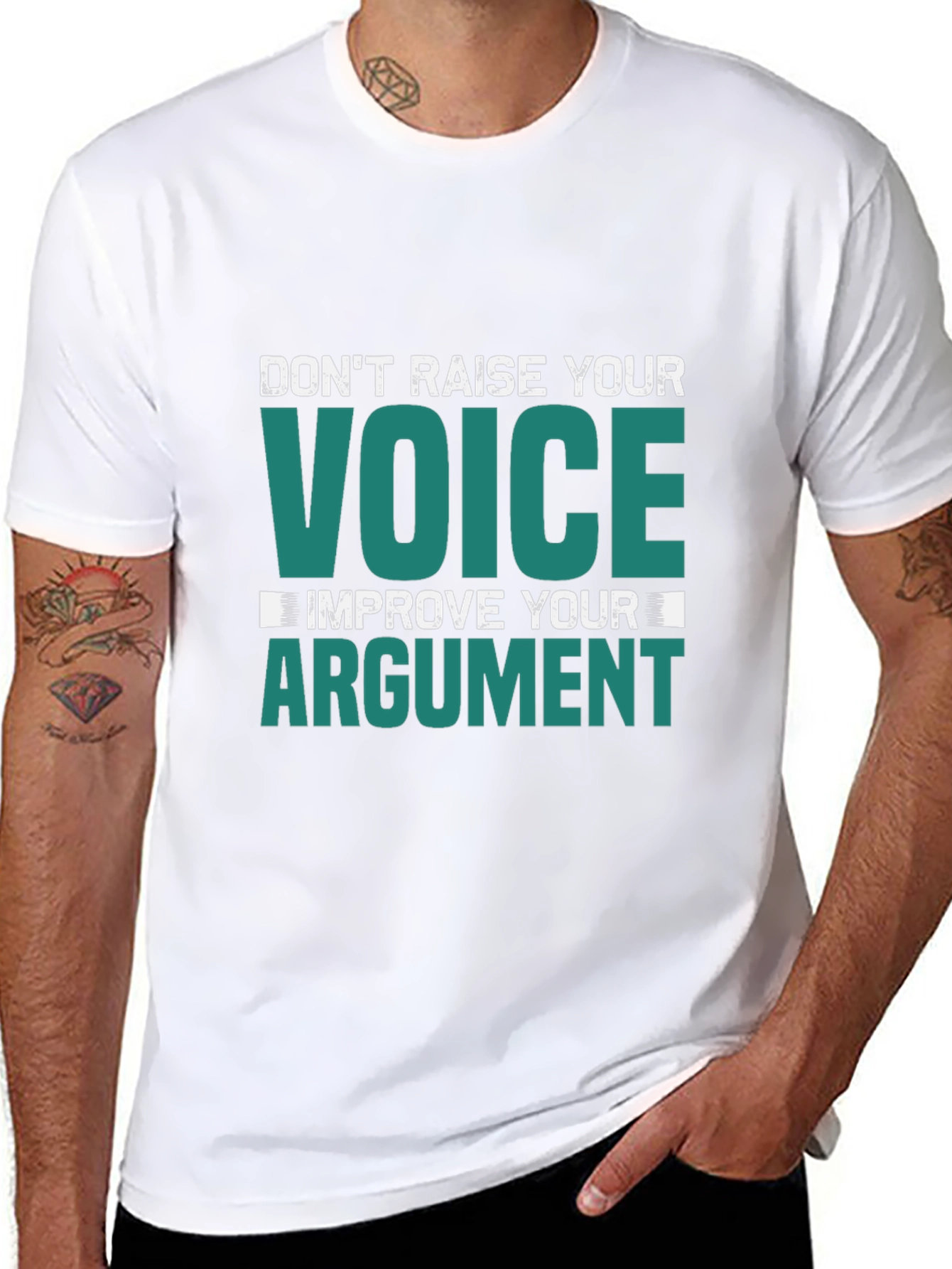 Dont Raise Your Voice Improve Your Argument T-Shirt
