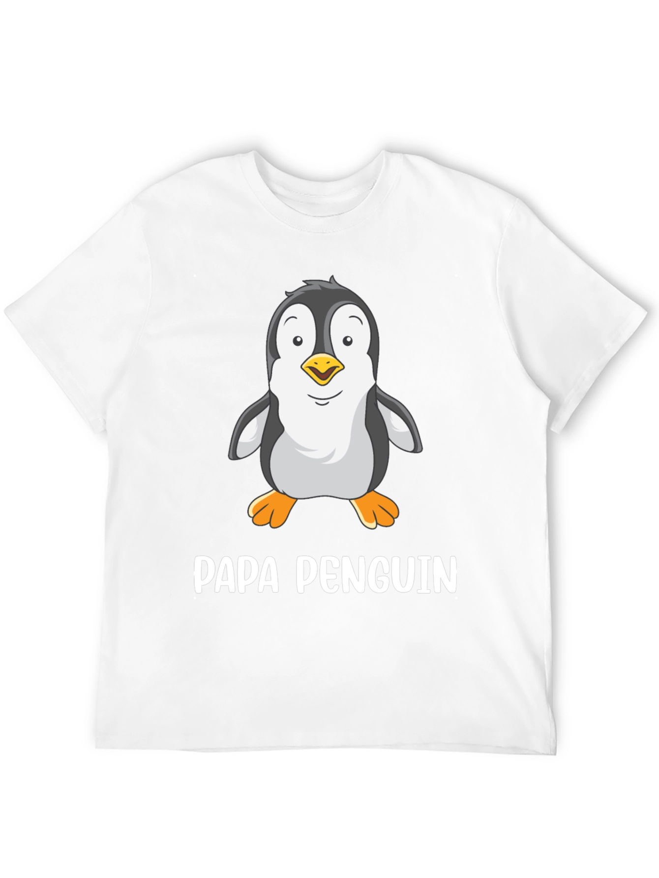 Papa Penguin T-Shirt - Dads Funny Animal Tee